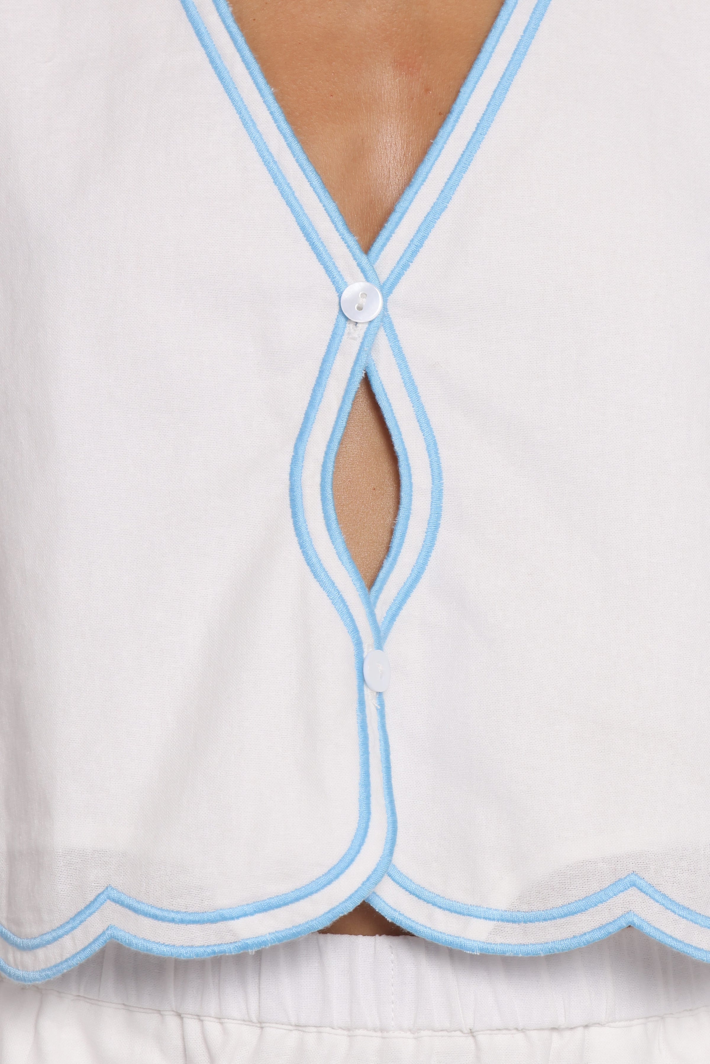 SETS Wendy Mini Skirt Set - White