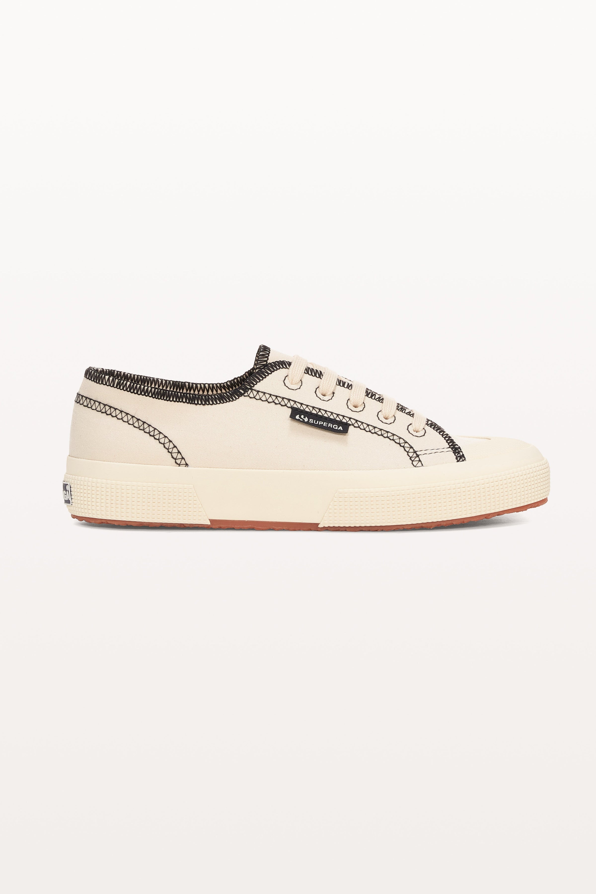 SHOES 2294 Drill Overlock Stitching - Raw Off White