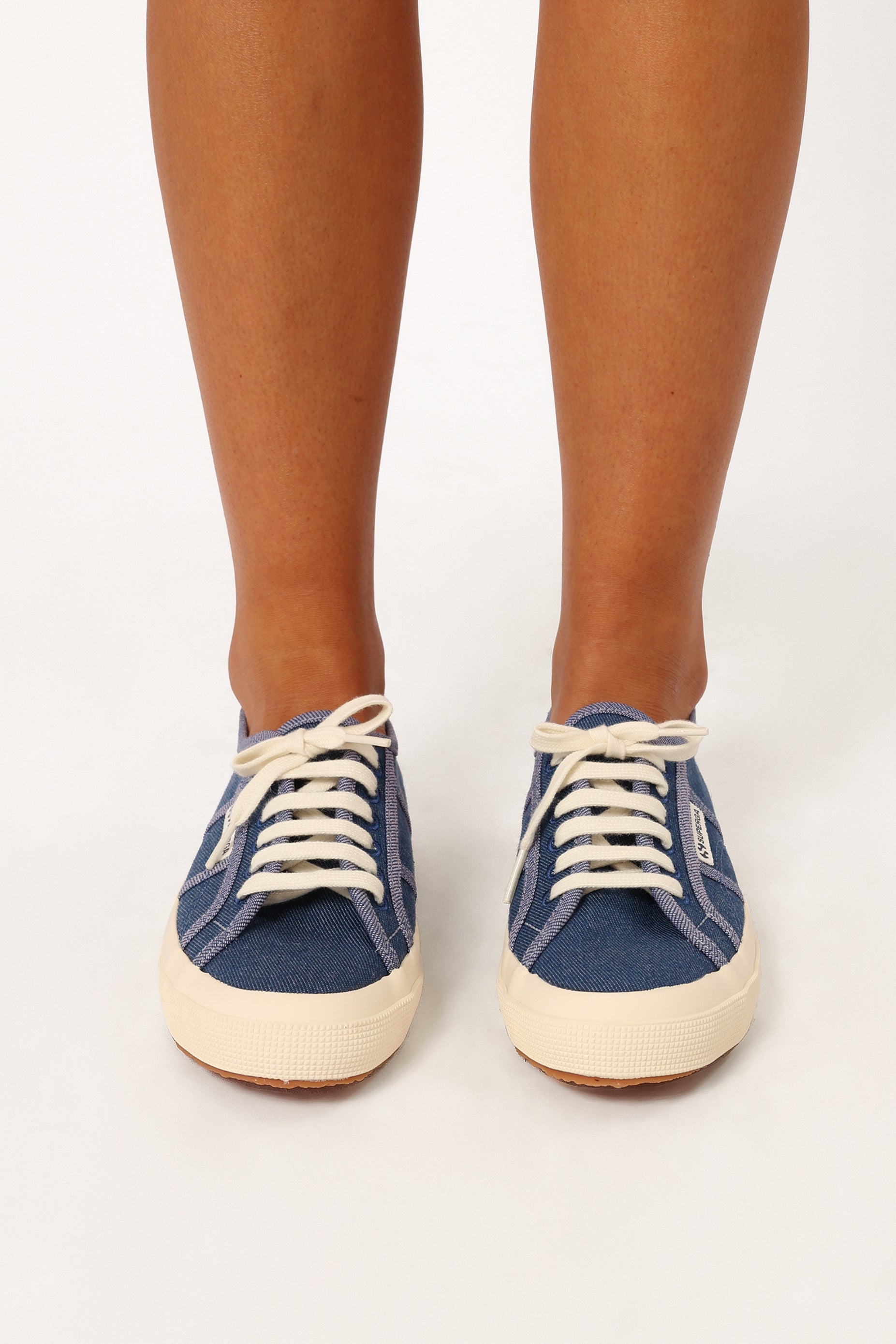 SHOES @2750 Reverse Denim - Blue Off White