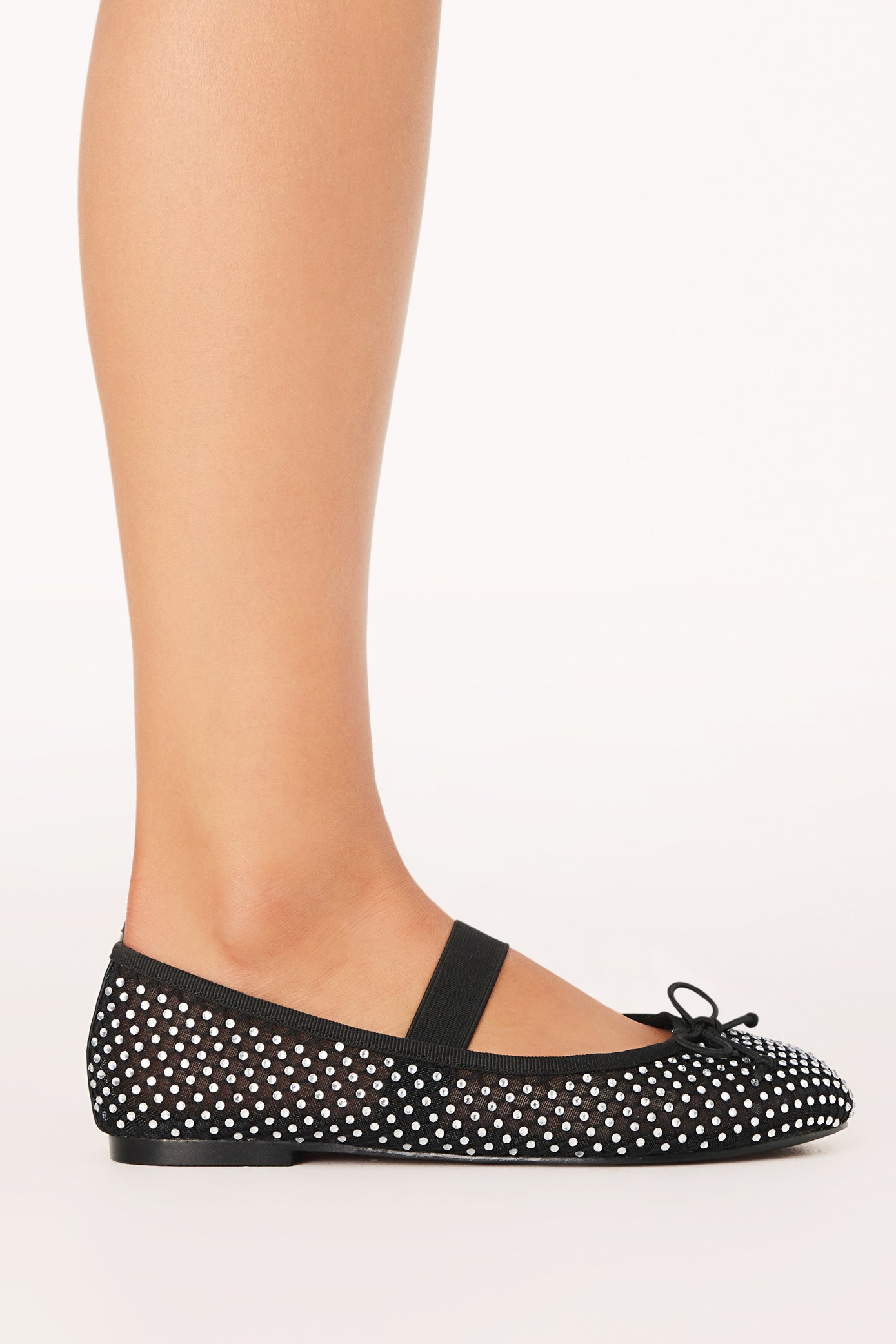 SHOES Edda Flats - Black/Diamante