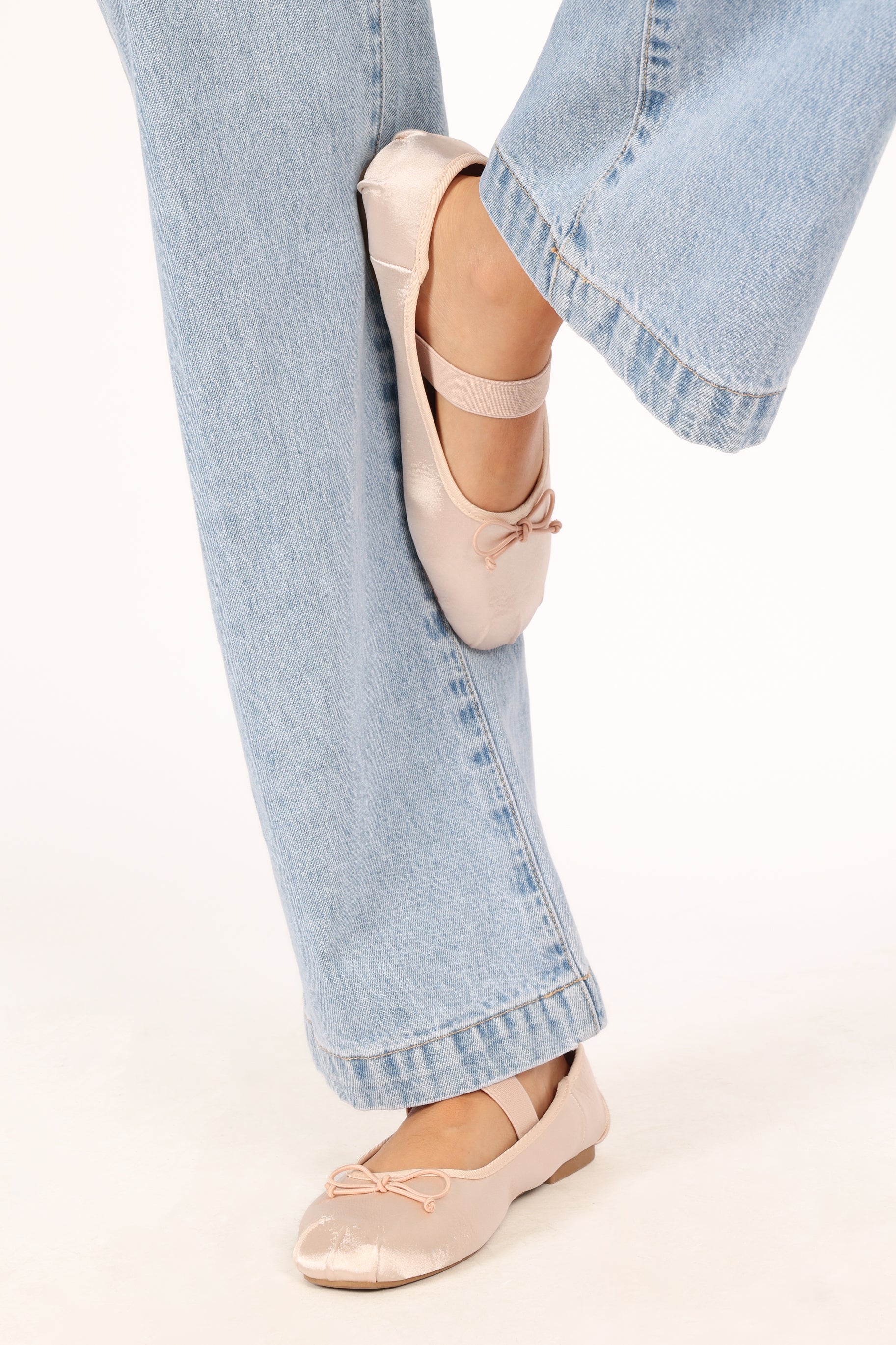 SHOES @Mystic Ballet Flat - Blush Satin