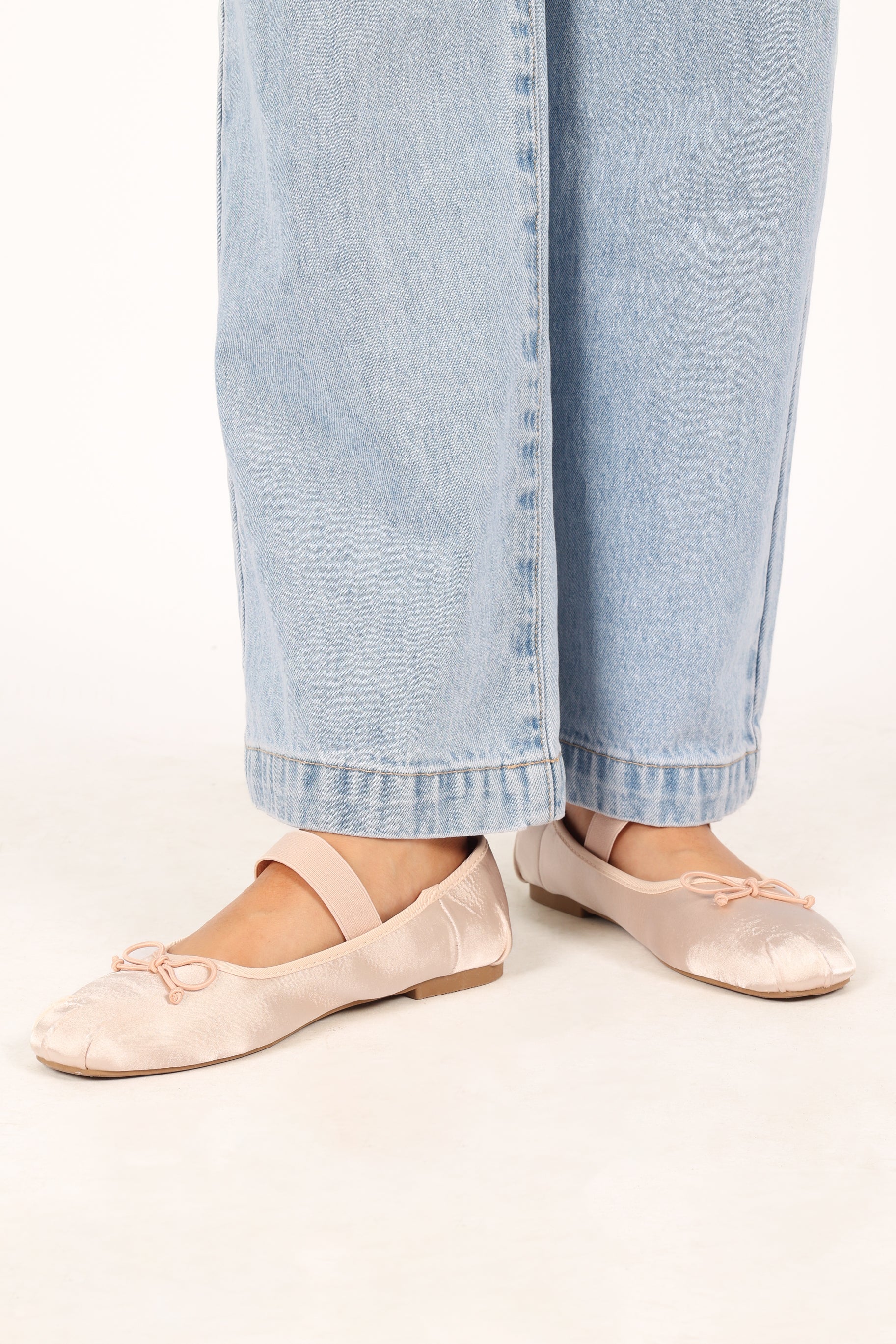 SHOES @Mystic Ballet Flat - Blush Satin