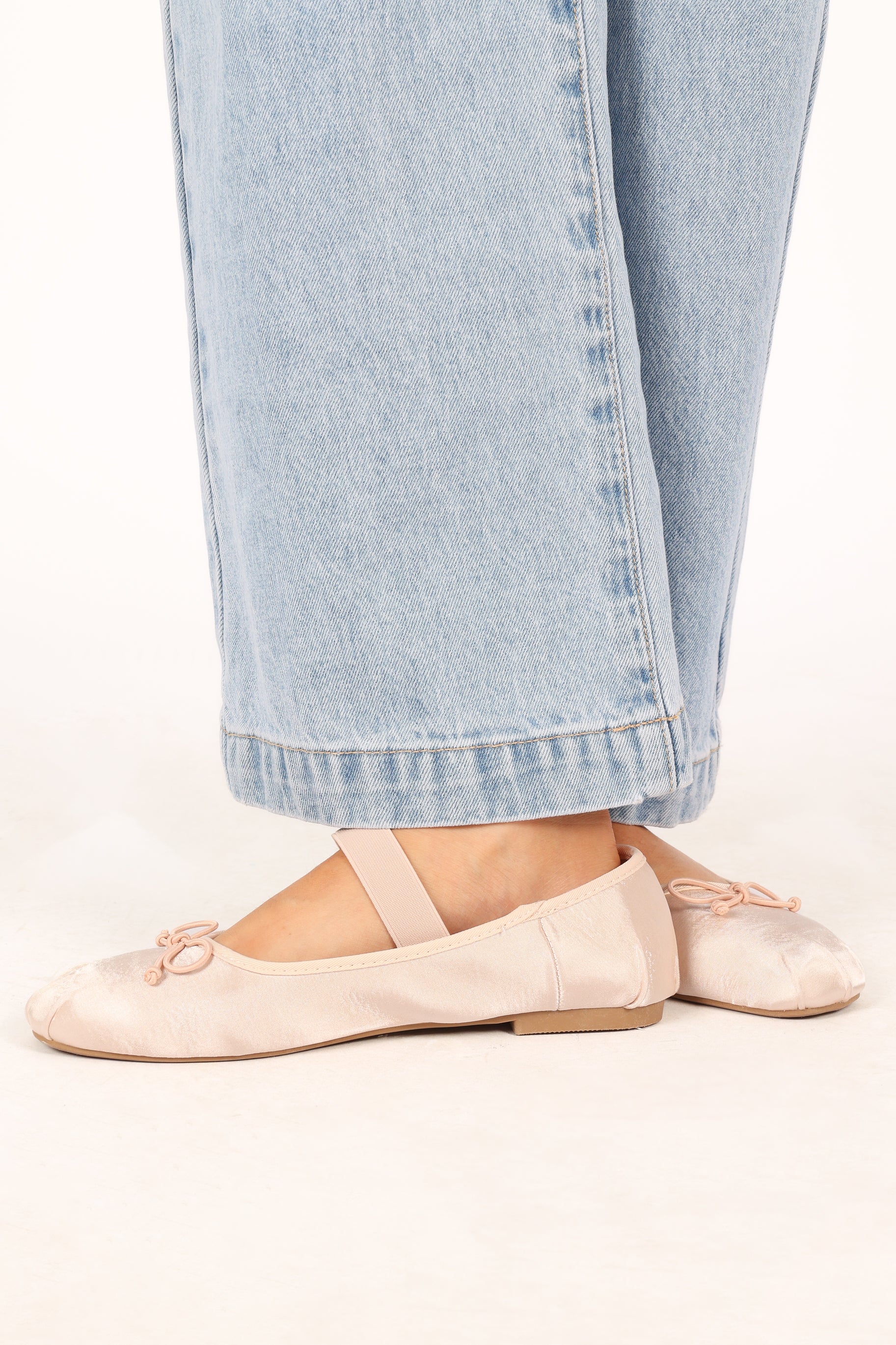 SHOES @Mystic Ballet Flat - Blush Satin