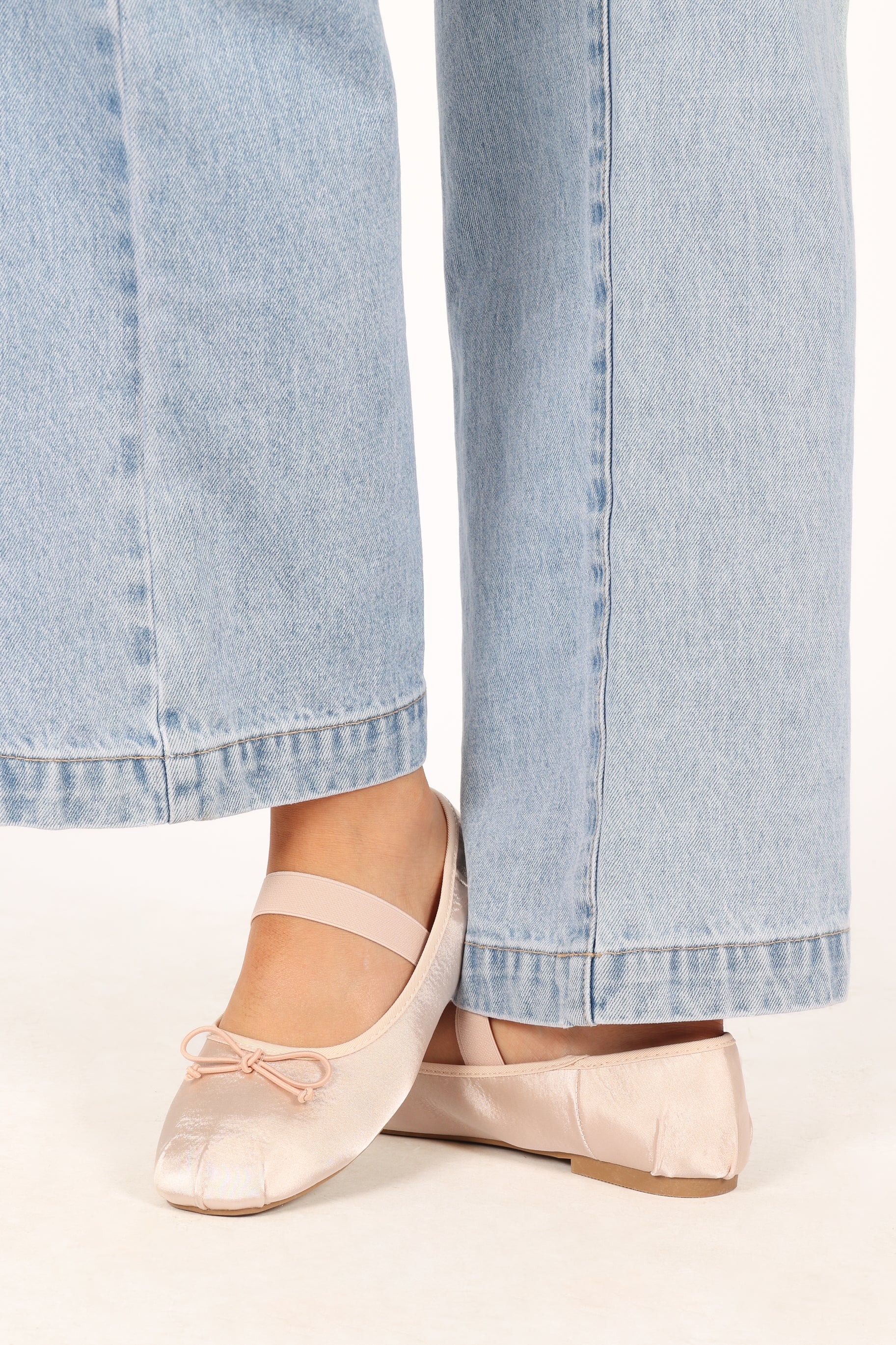 SHOES @Mystic Ballet Flat - Blush Satin