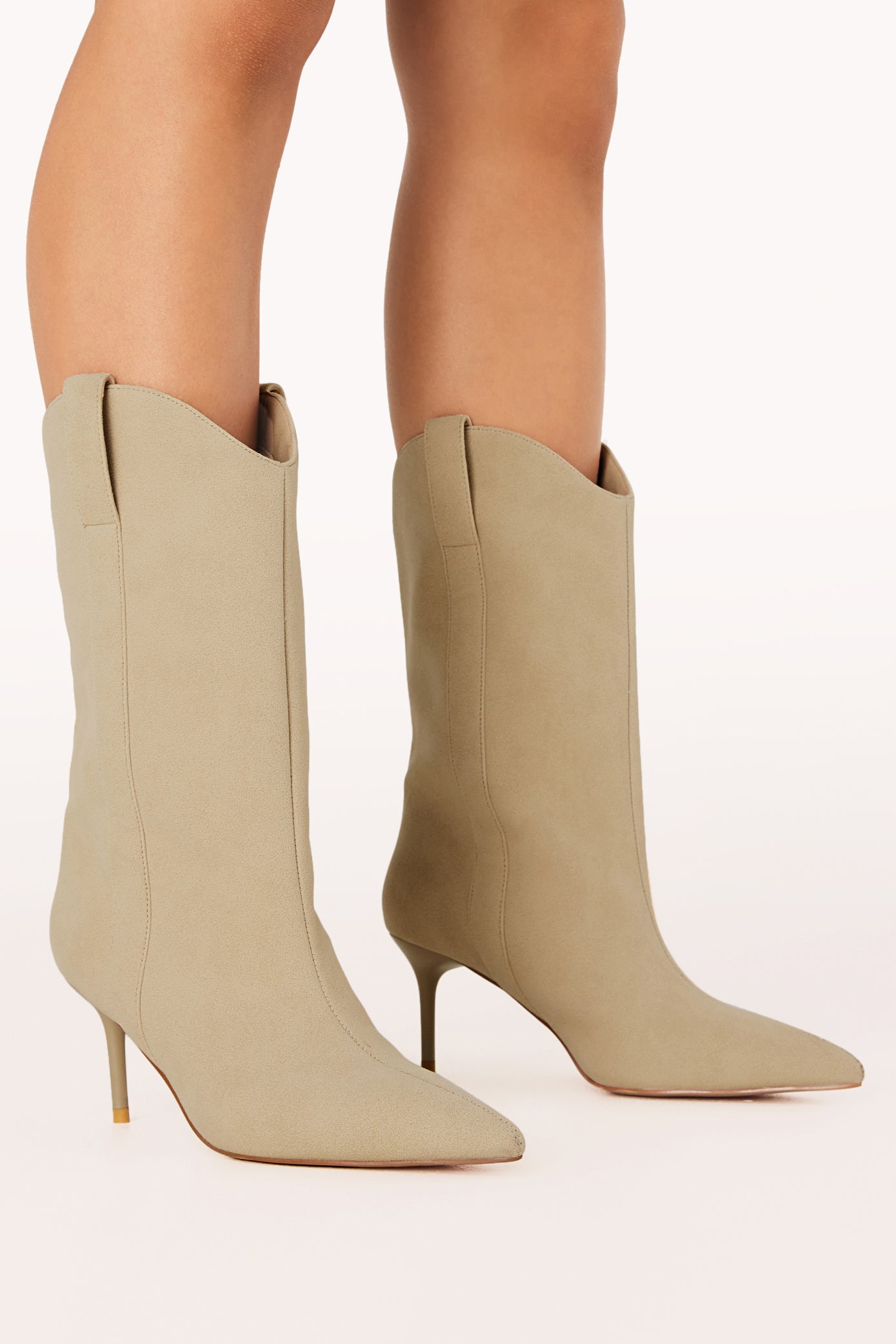 SHOES Pallan Boots - Light Taupe Suede
