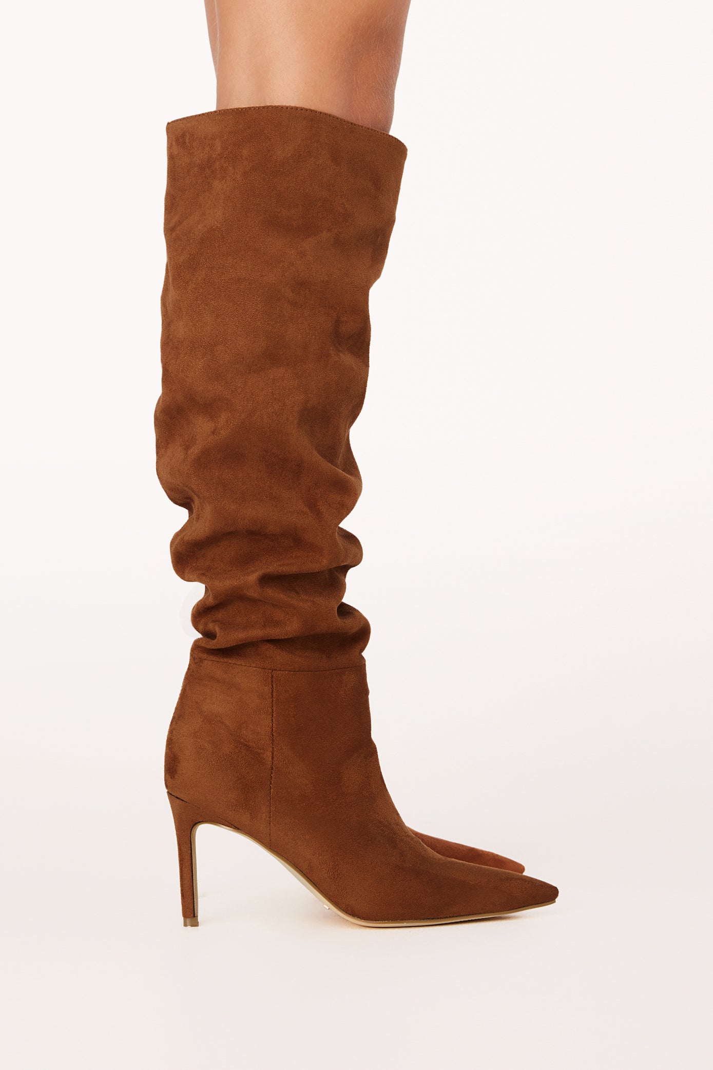 SHOES Raisa Boots - Tan Suede