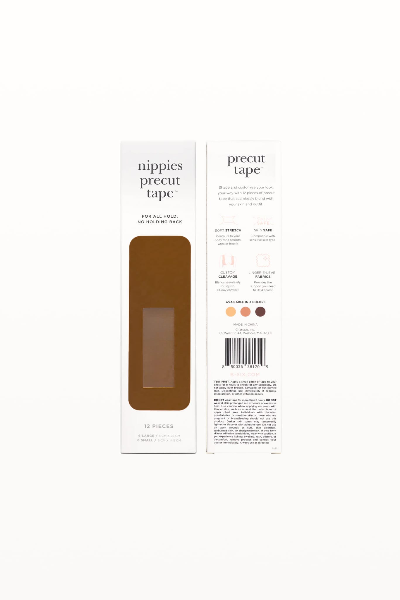 SWIM & INTIMATES Nippies Pre Cut Tape - Coco
