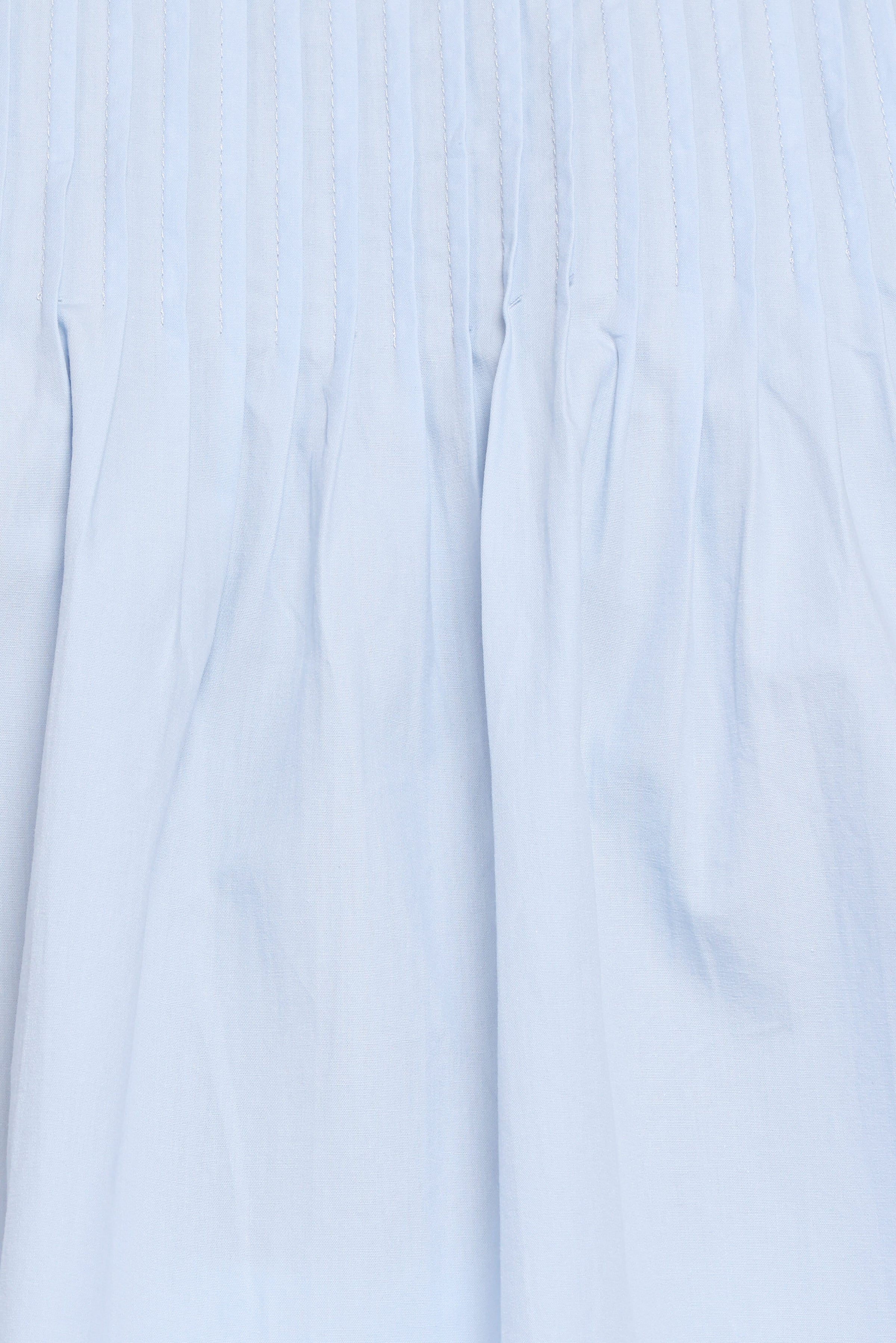 TOPS Abbot Pleated Top - Blue