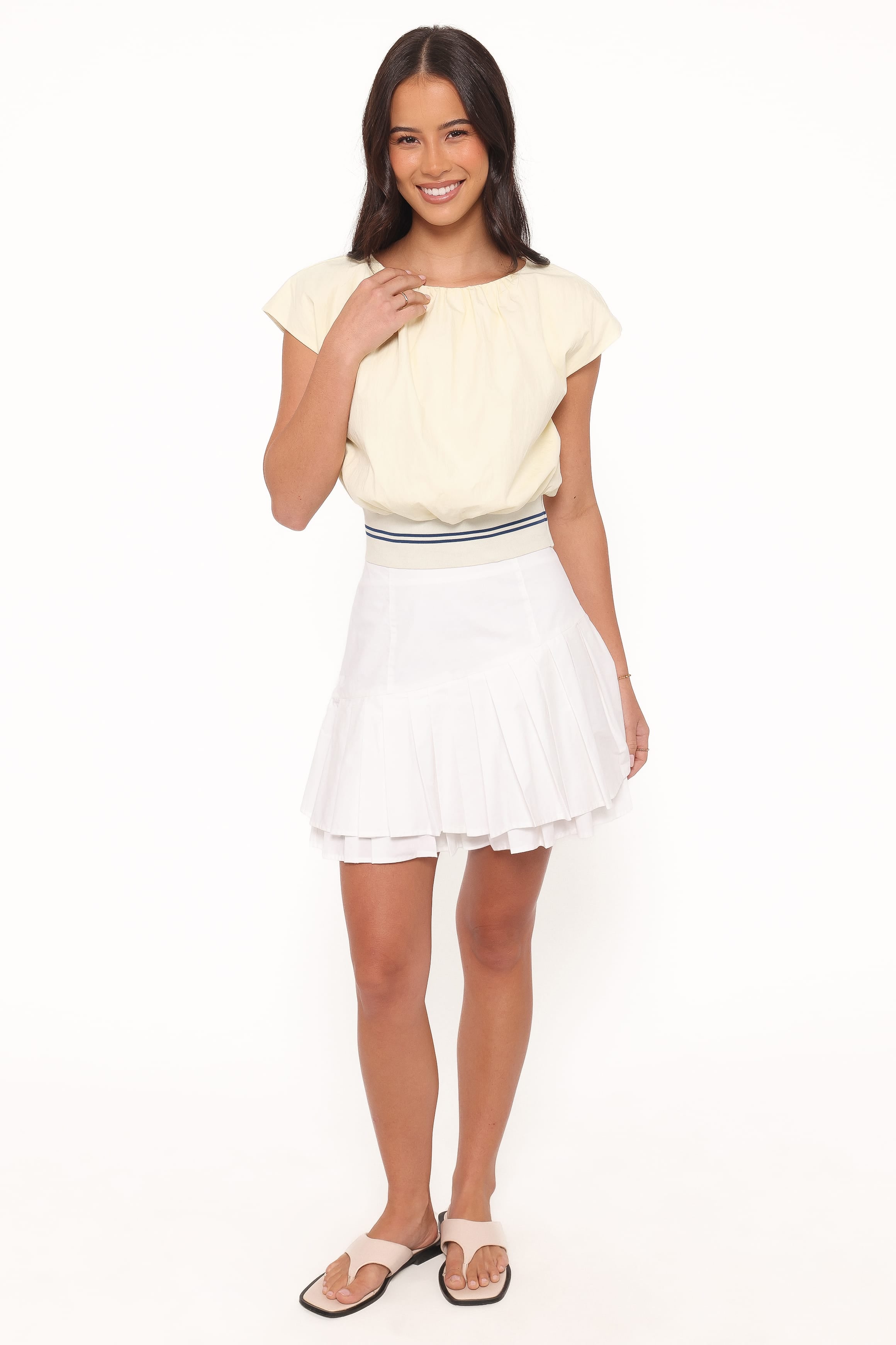 TOPS Adam Top - Pale Yellow