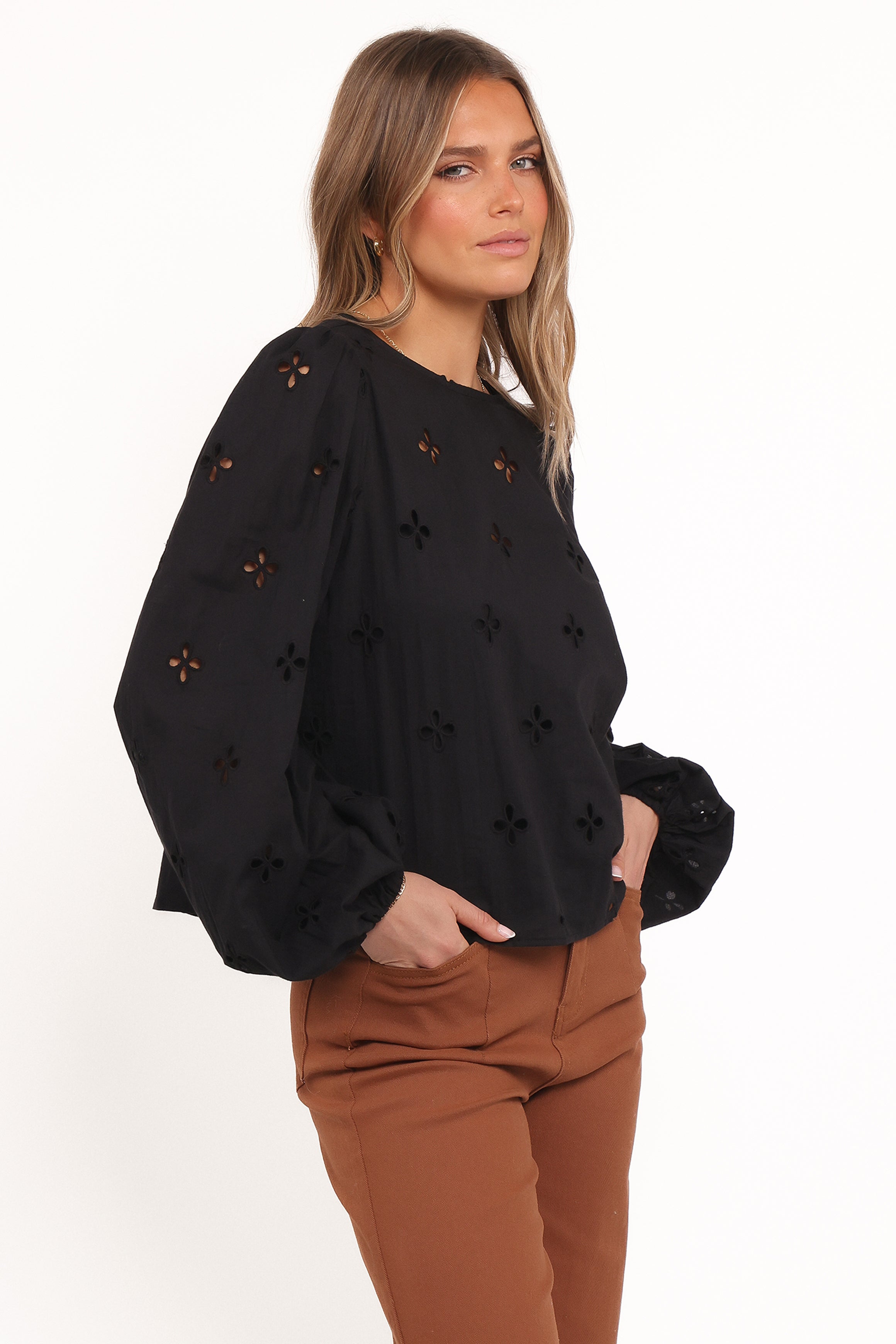 TOPS Aggie Blouse - Black