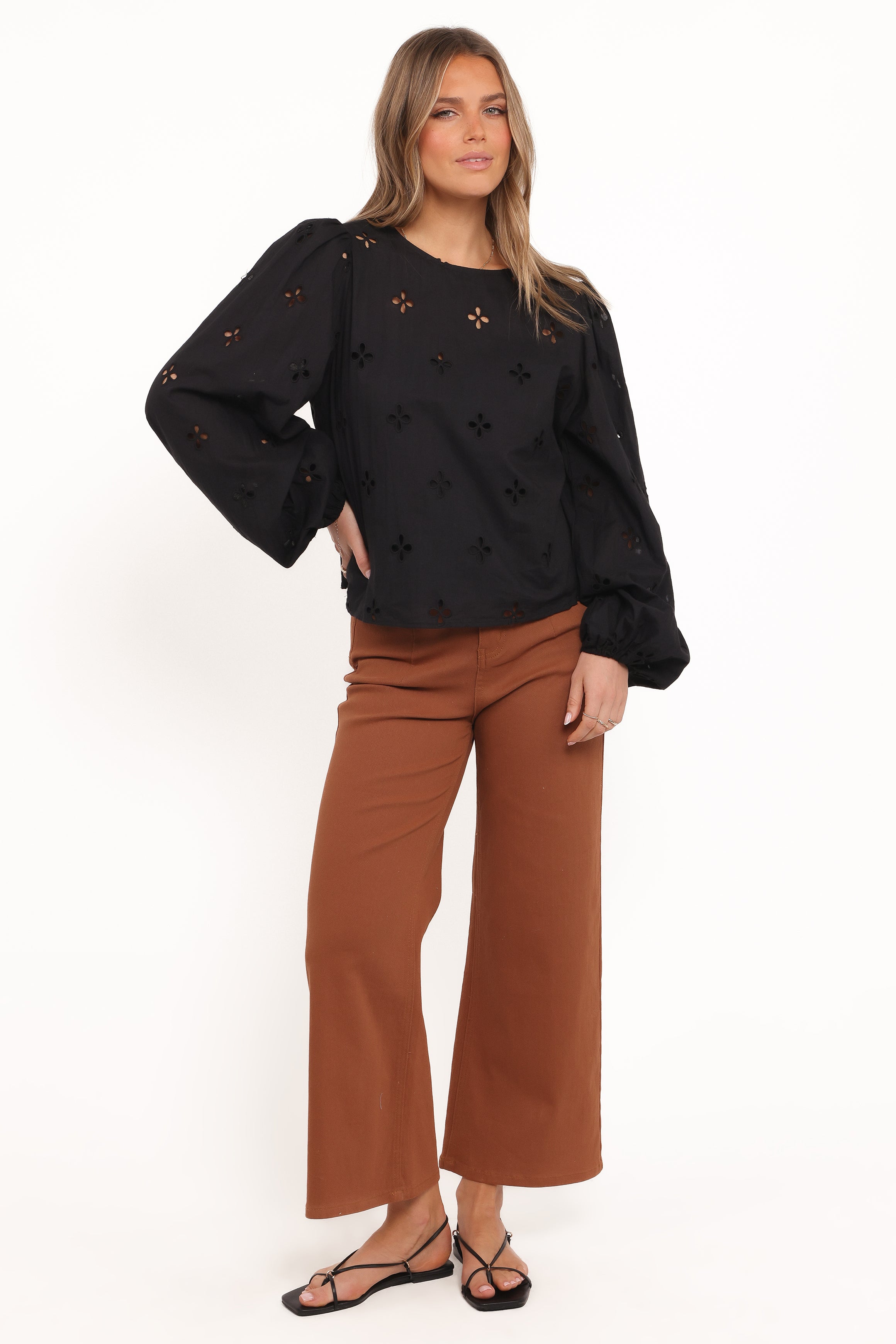 TOPS Aggie Blouse - Black
