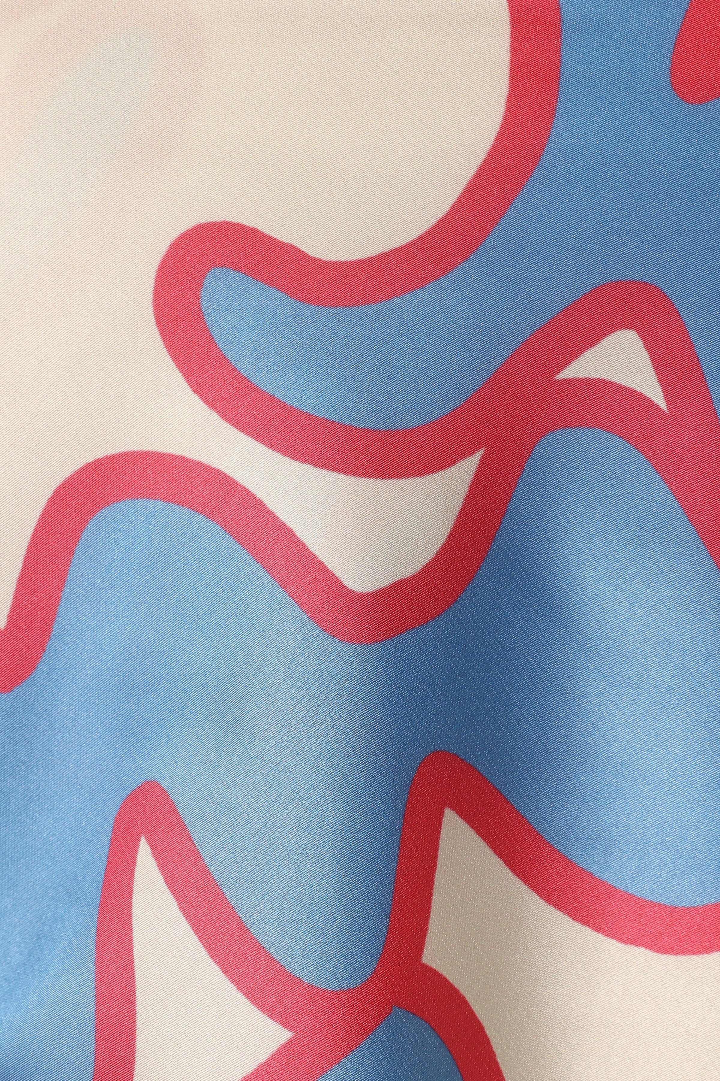 TOPS @Akeli Scarf Top - Flori Print