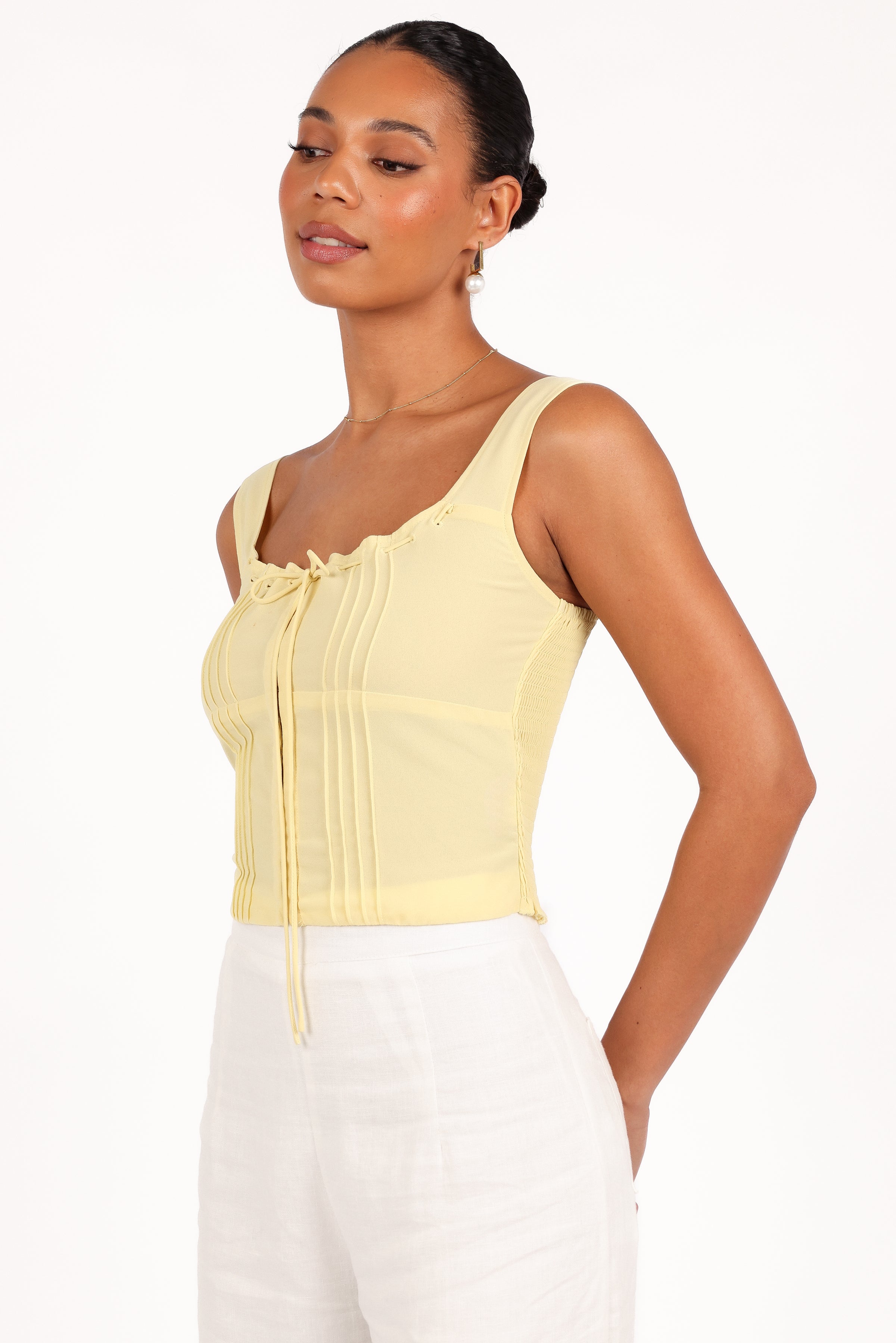 TOPS Alice Corset Top - Honeysuckle Yellow