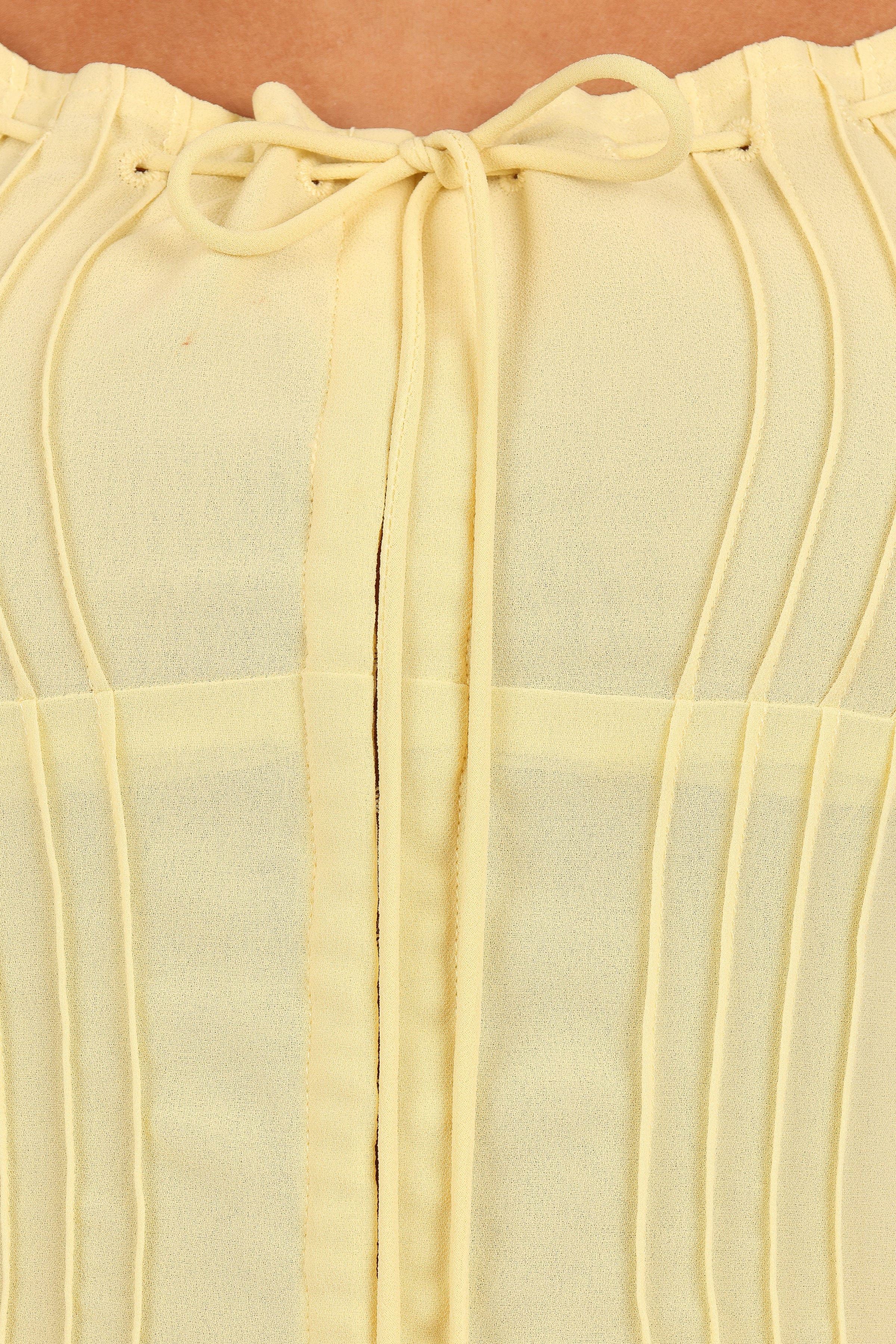 TOPS Alice Corset Top - Honeysuckle Yellow
