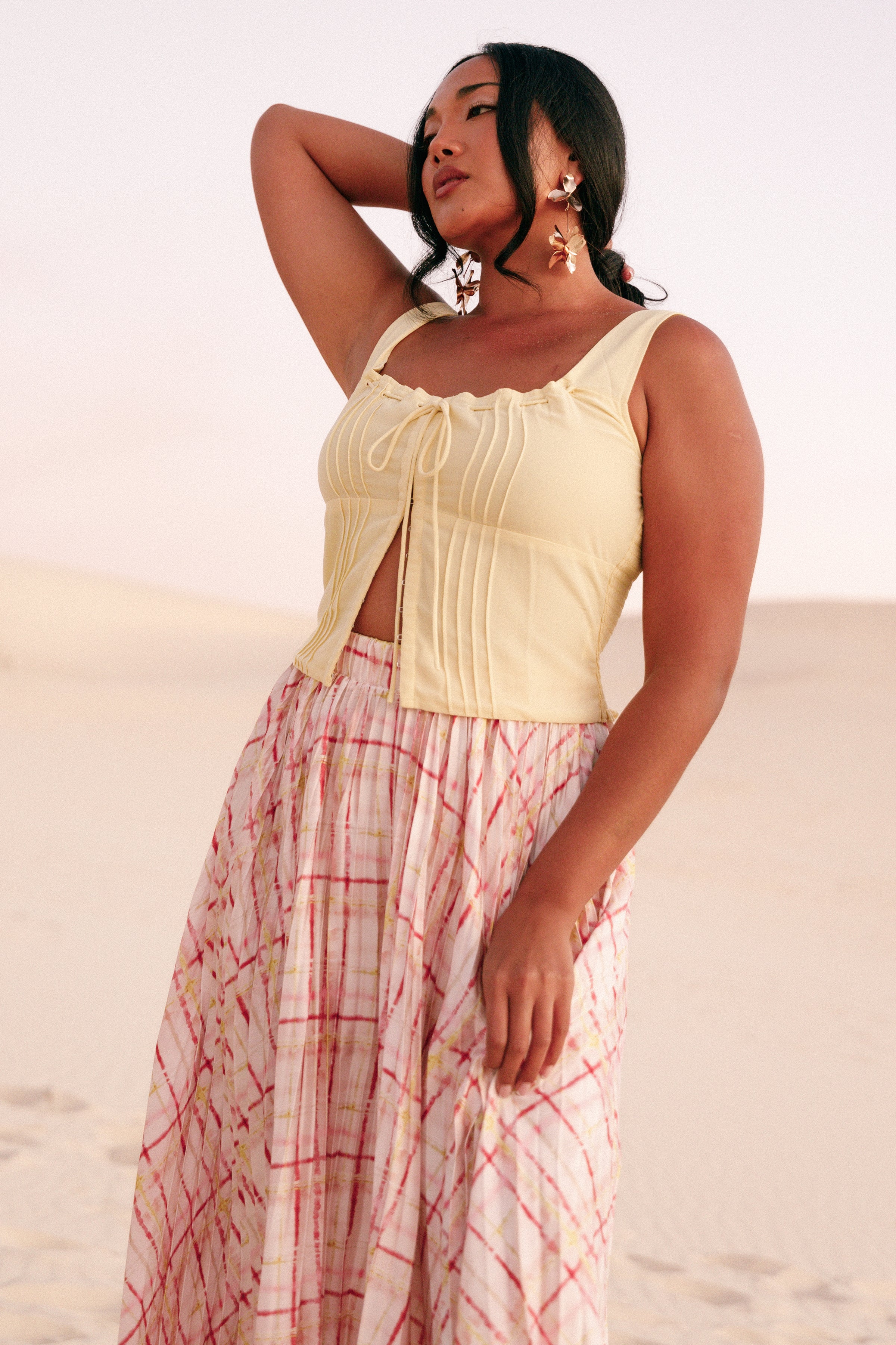 TOPS Alice Corset Top - Honeysuckle Yellow