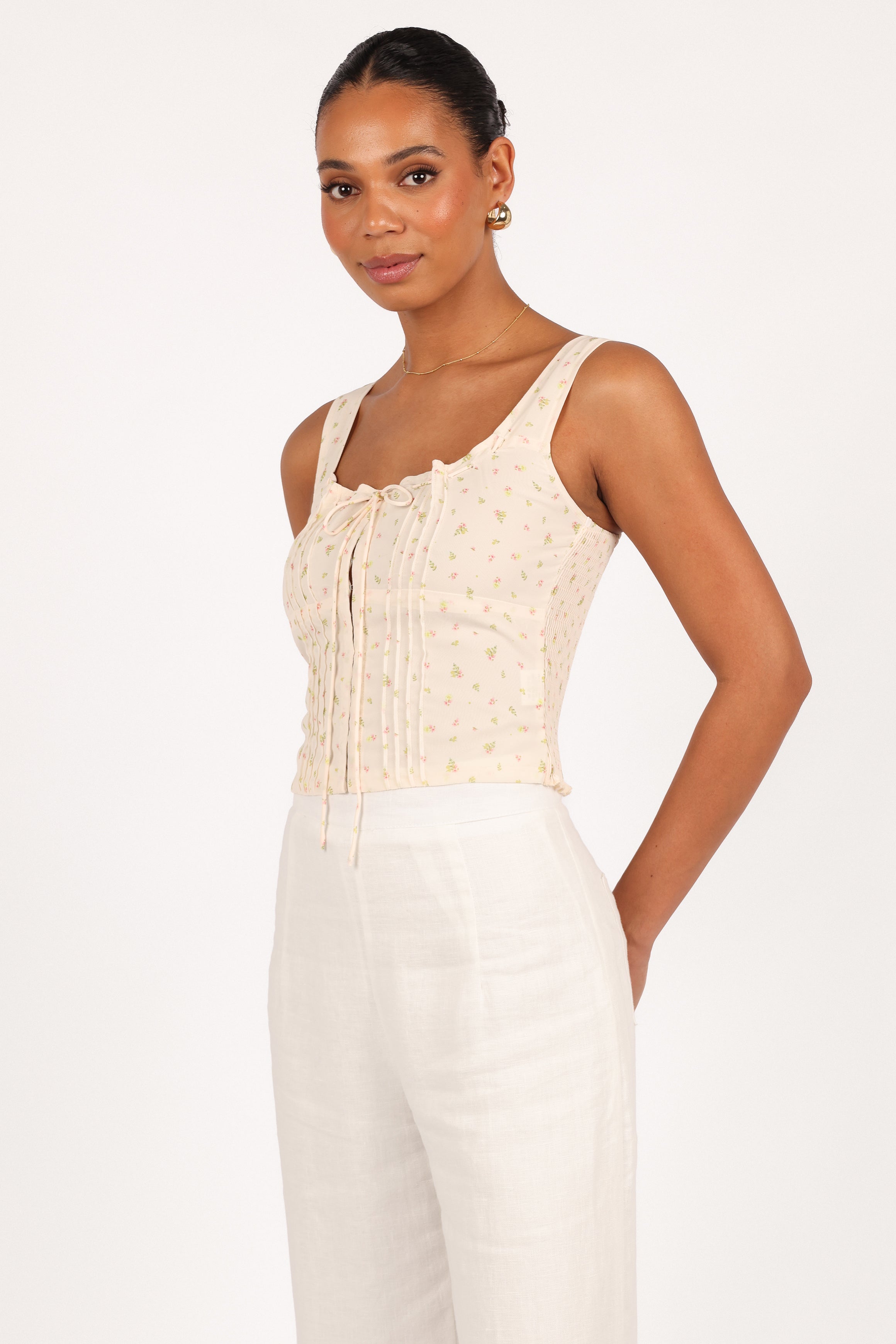 TOPS Alice Corset Top - Tiny Blooms