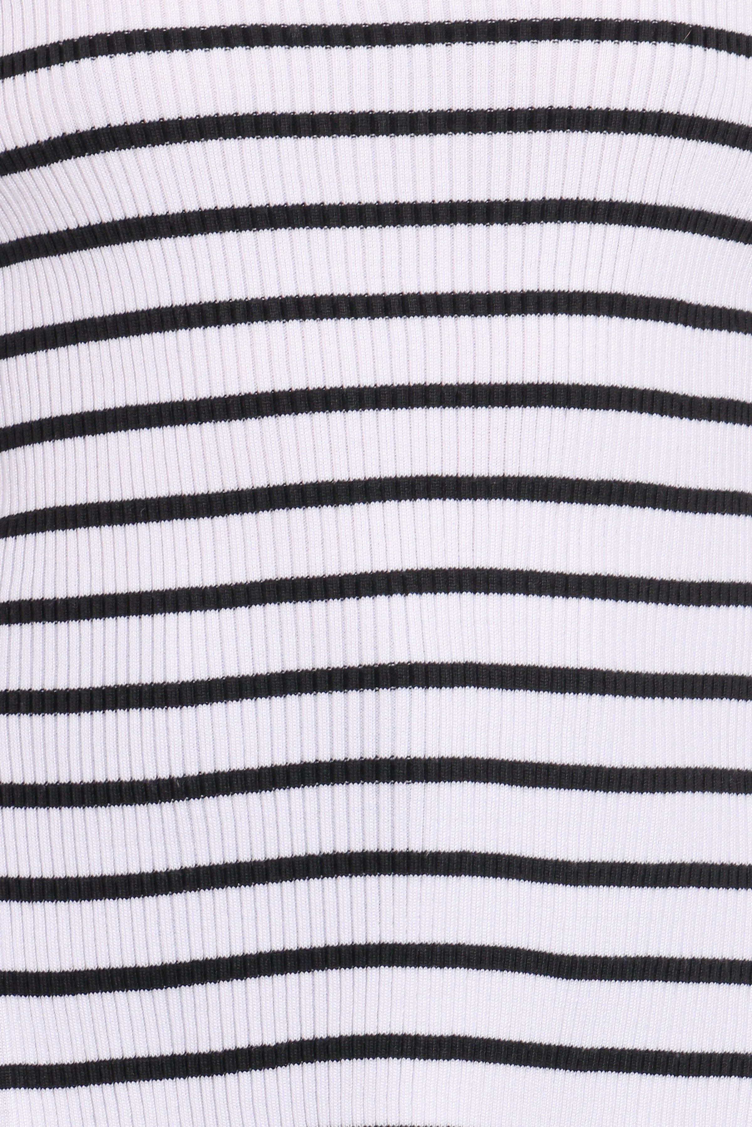 TOPS Alvina Knit Top - White Black Stripe