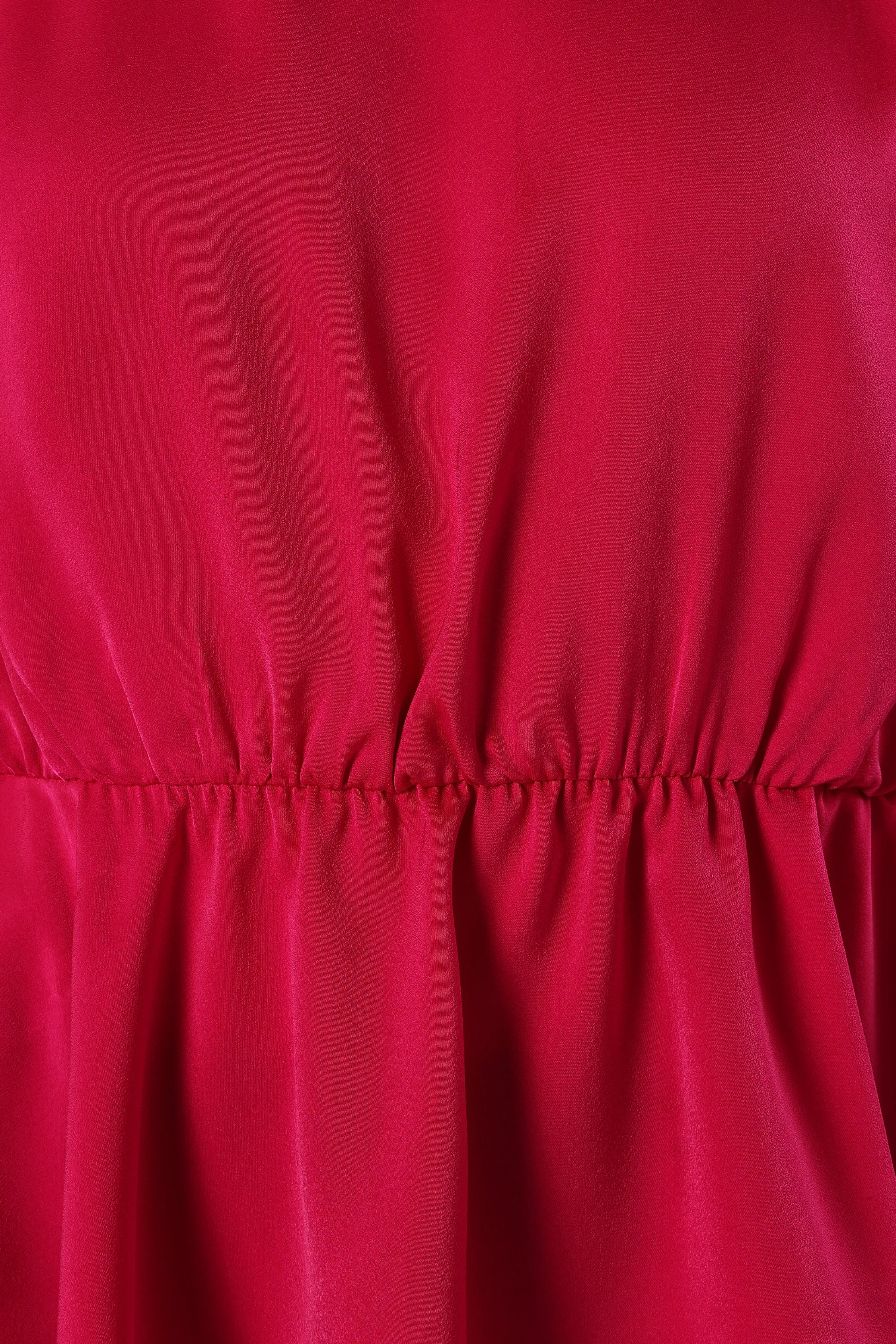 TOPS @Amelia Ruffle Top - Fuchsia (hold for V Day)