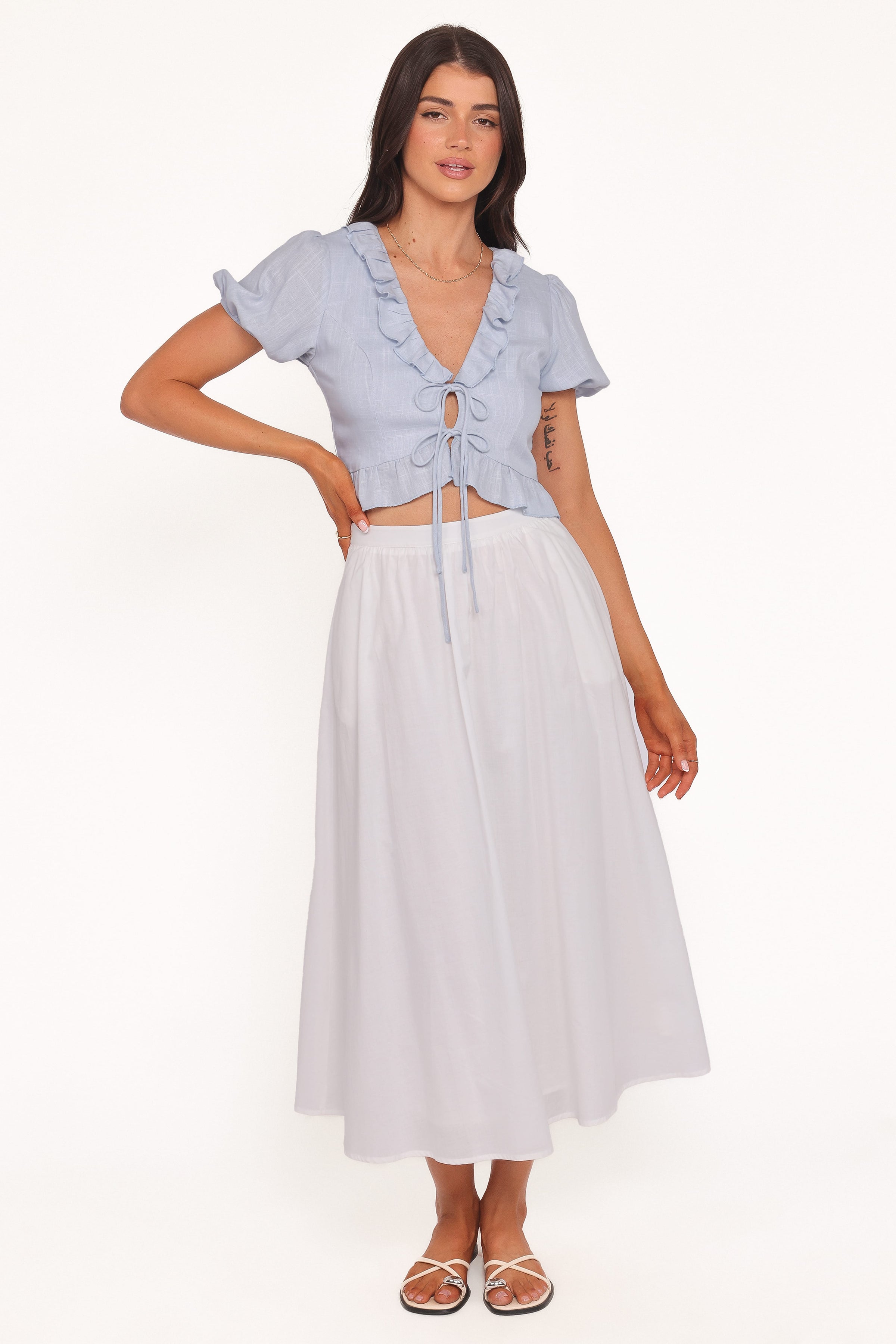 TOPS Andra Top - Light Blue
