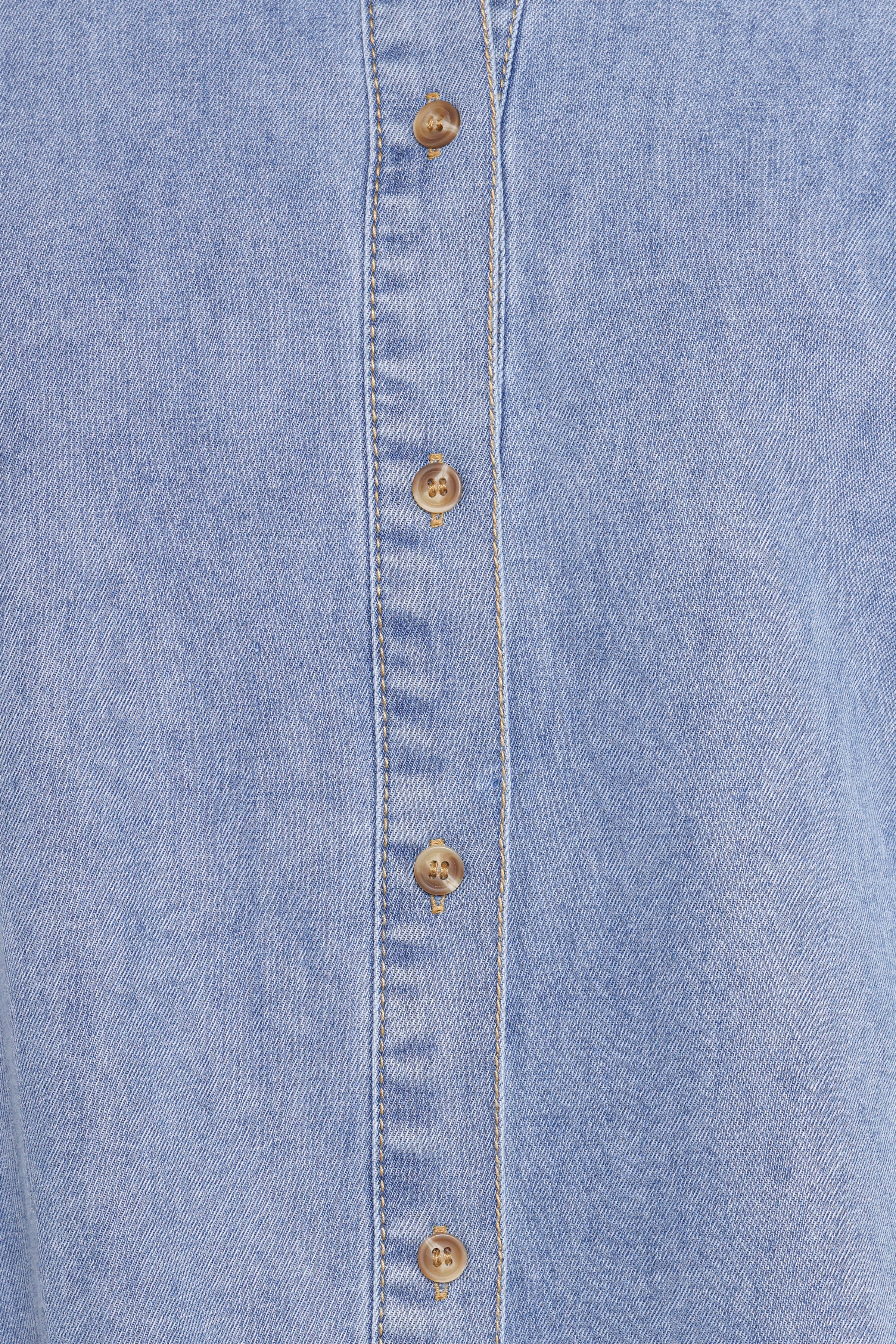 TOPS Antonella Denim Shirt - Denim Blue