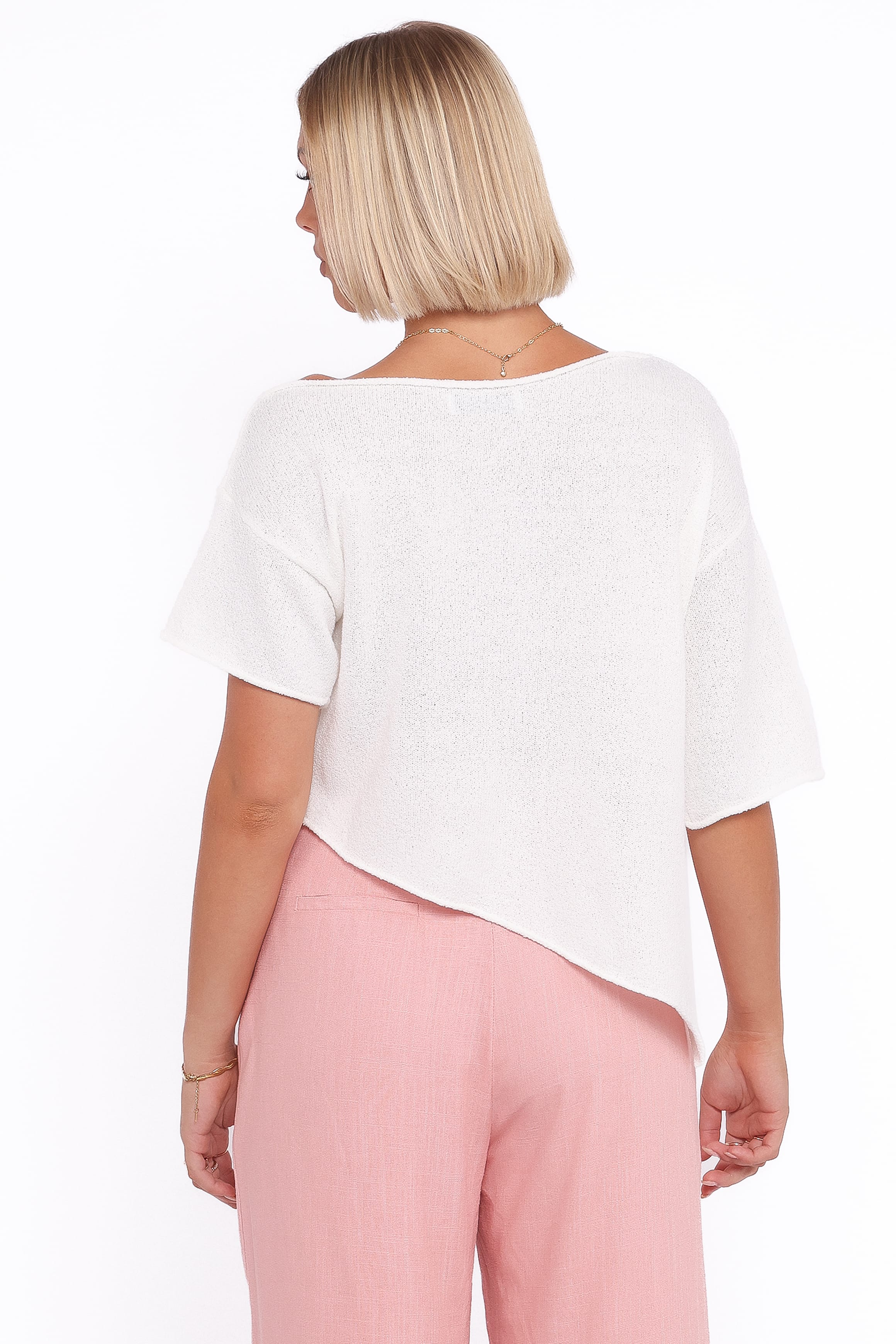TOPS Ardena Boucle Knit Top - Cream