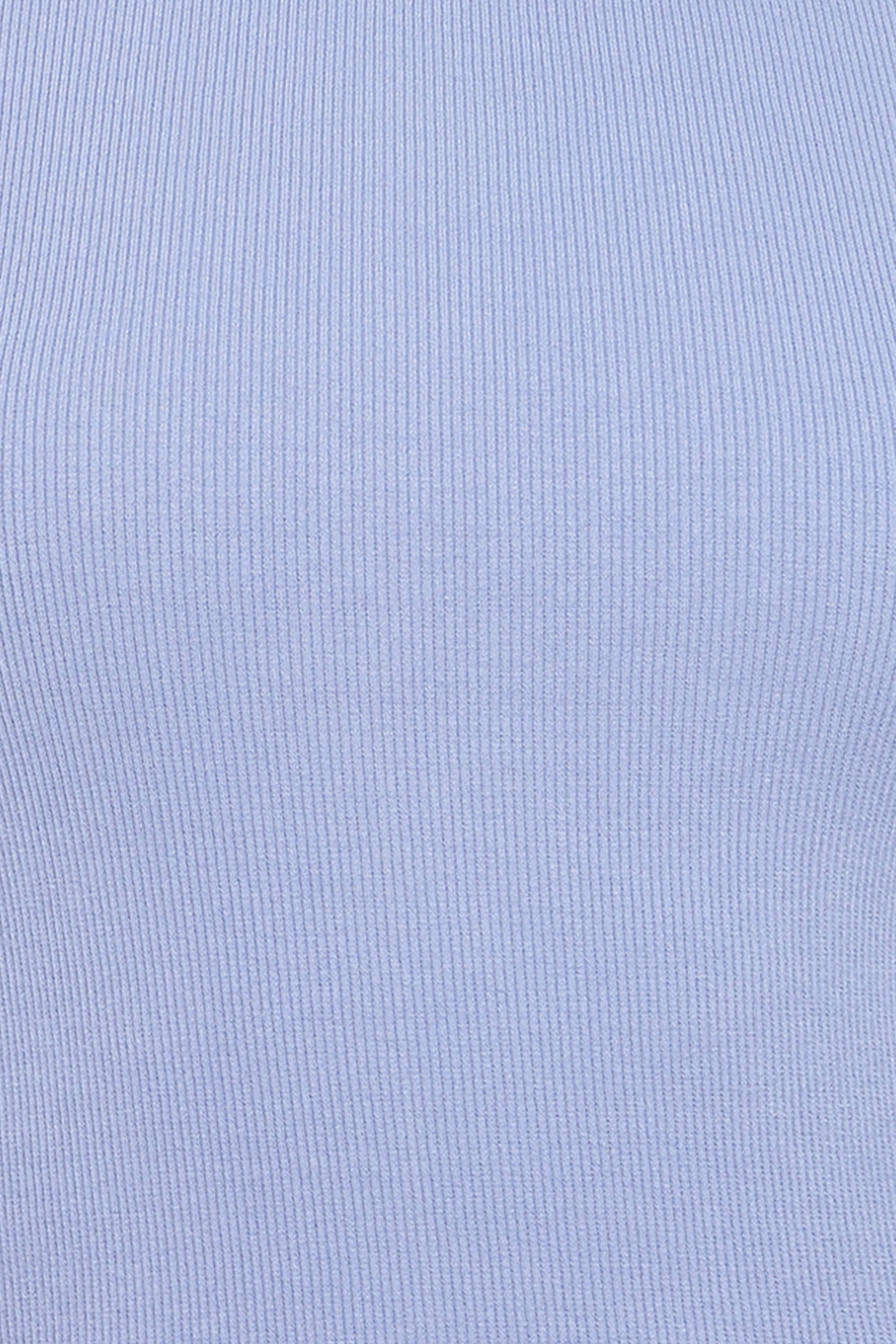 TOPS Ari Ribbed Tank Top - Cornflower Blue