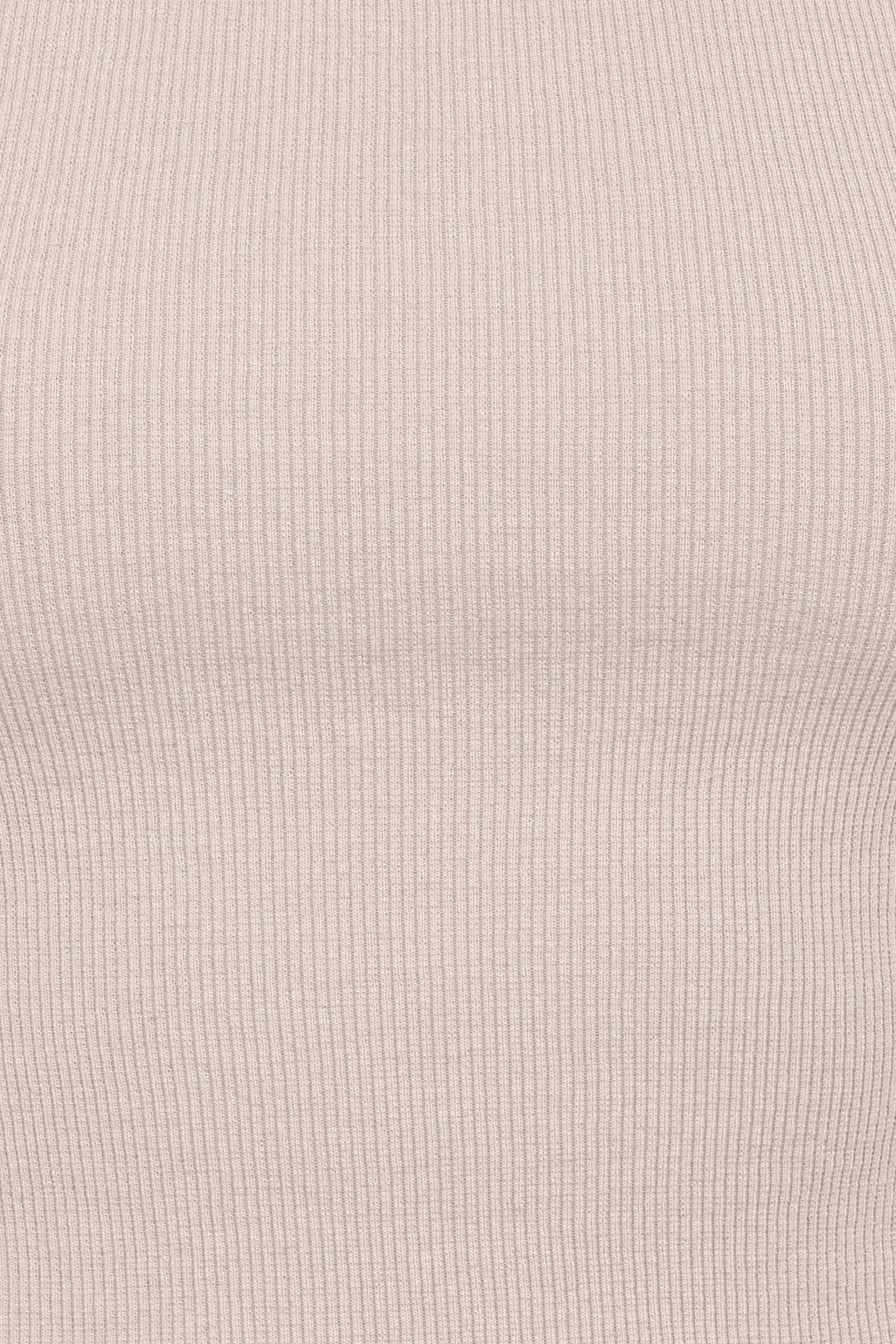 TOPS Ari Ribbed Tank Top - Wheat