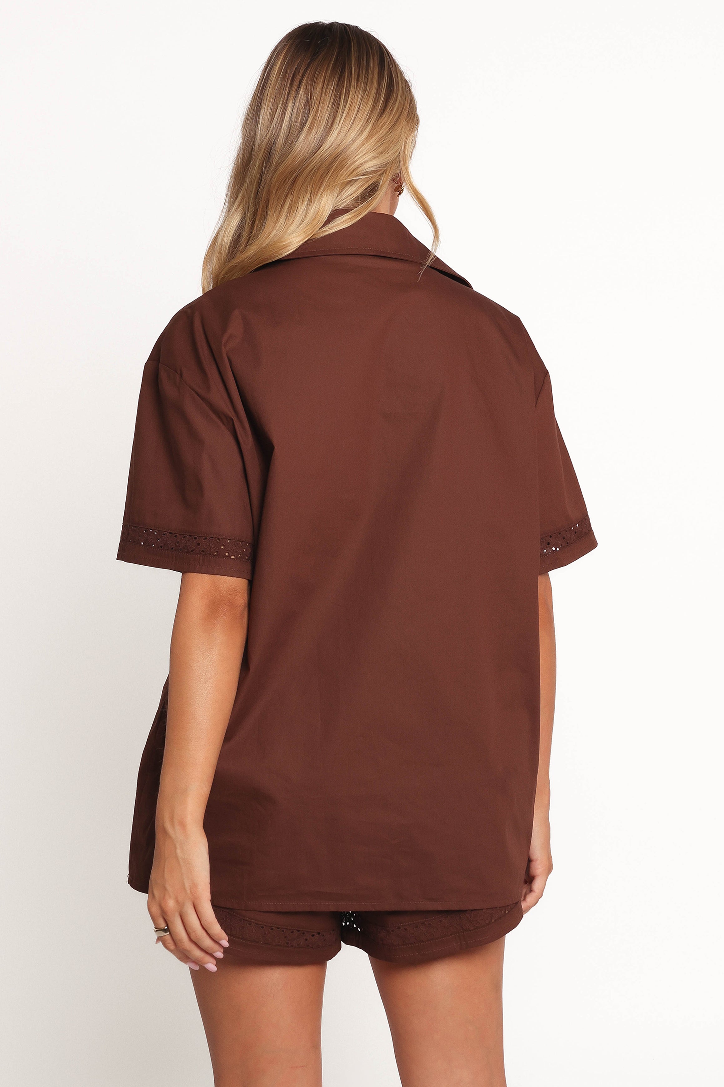 TOPS Austin Short Sleeve Shirt - Chocolate