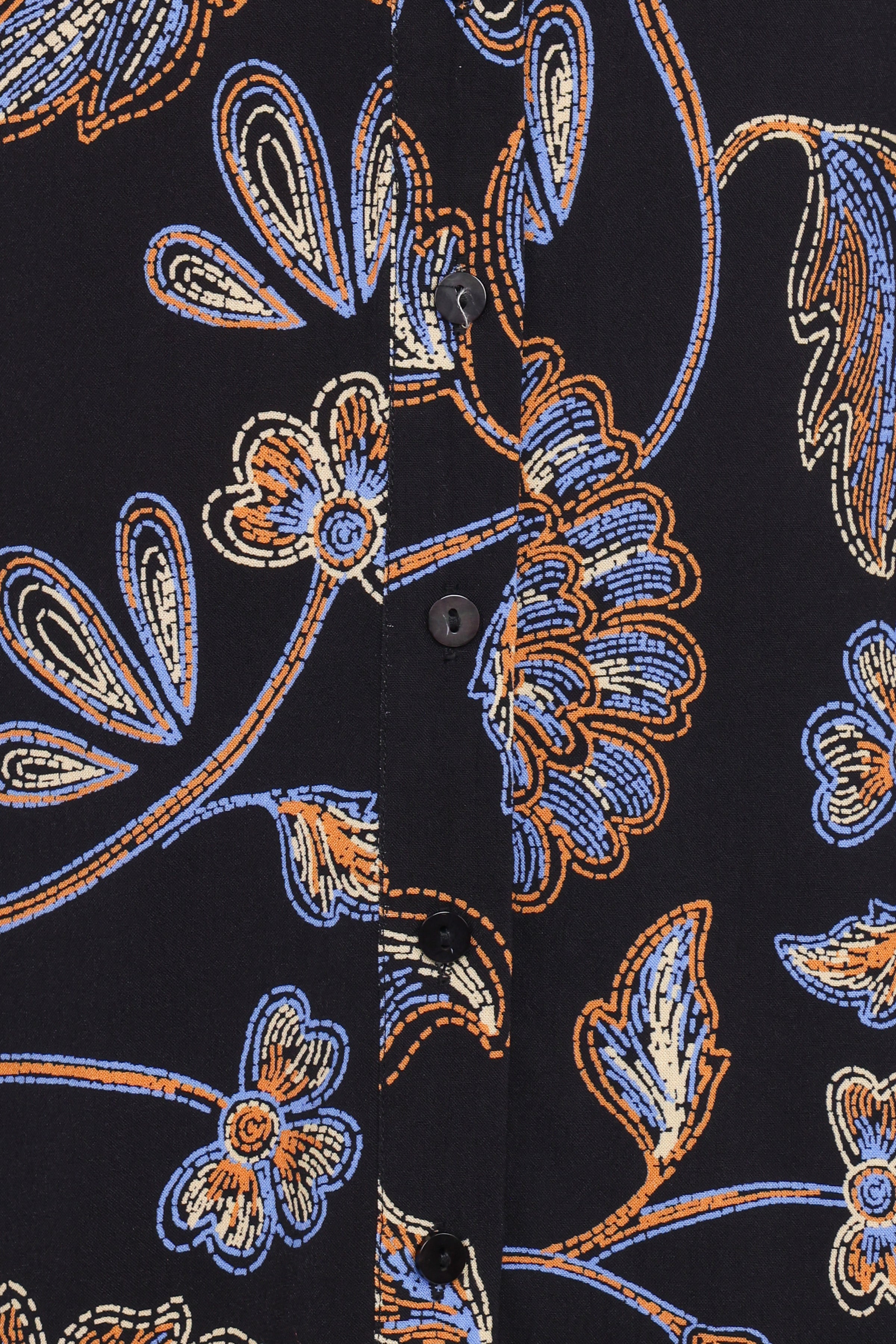 TOPS Bennett Shirt - Black Floral