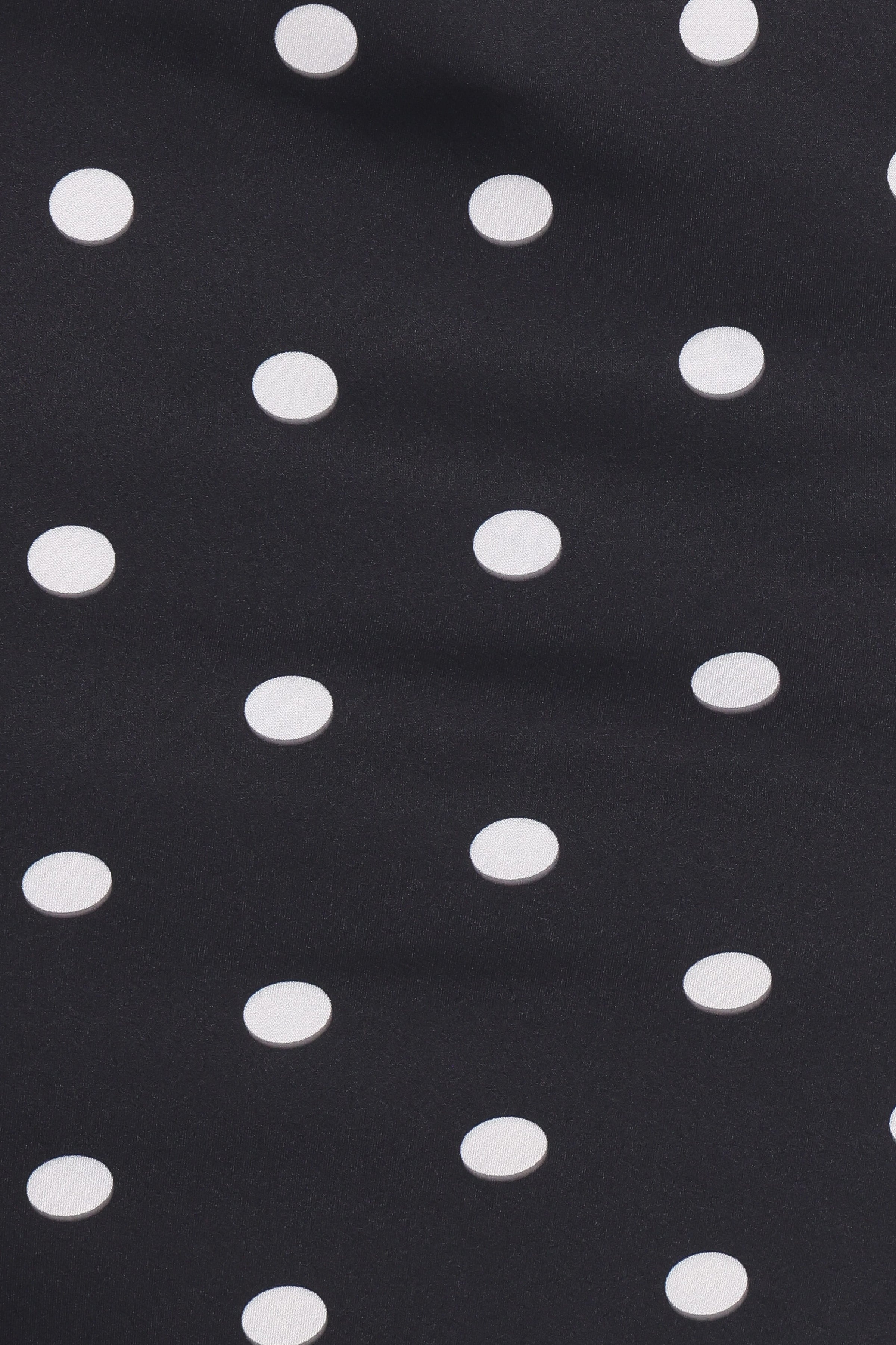 TOPS Blaine Halter Top - Black Polka