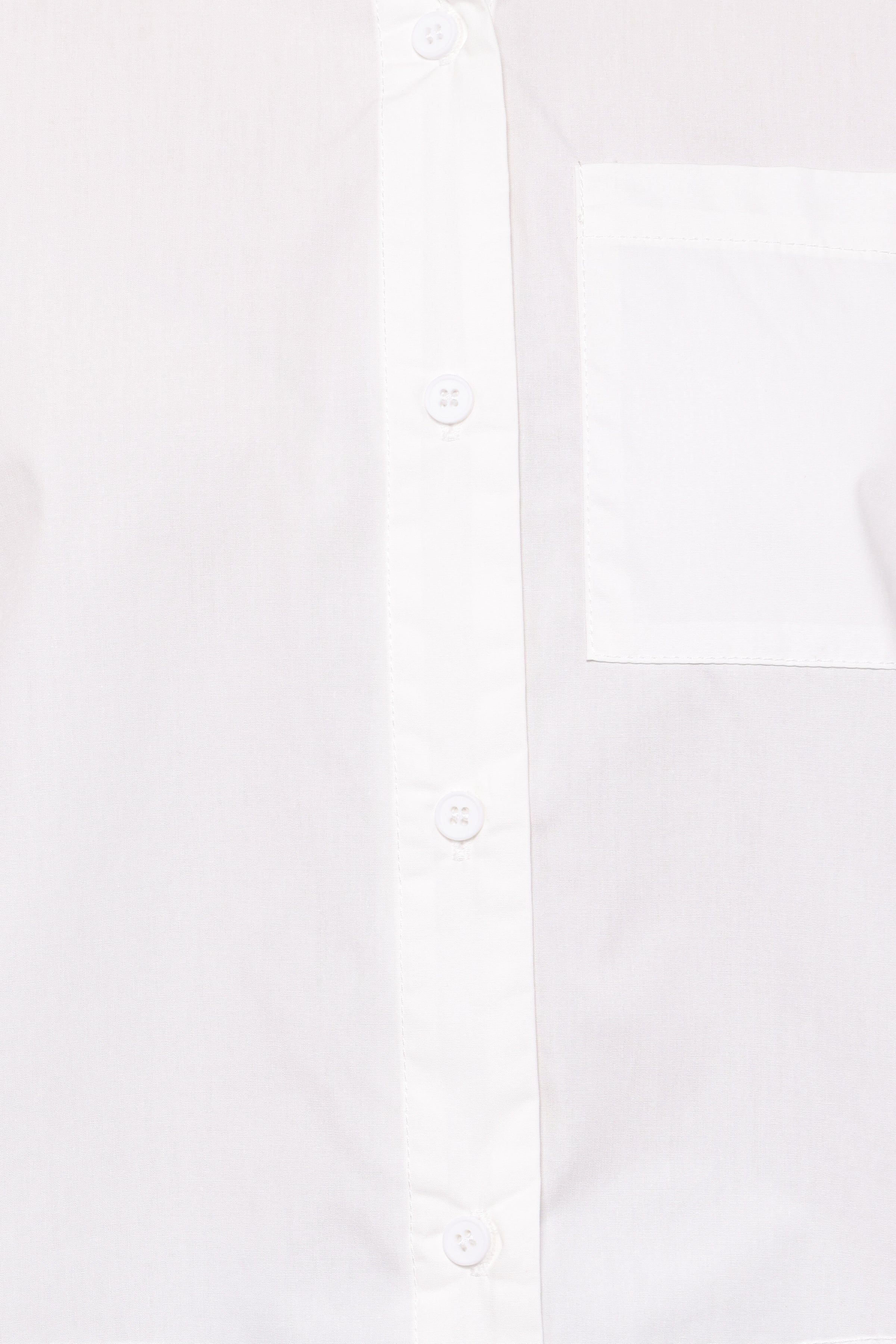 TOPS Bronagh Cropped Button Up Shirt - White