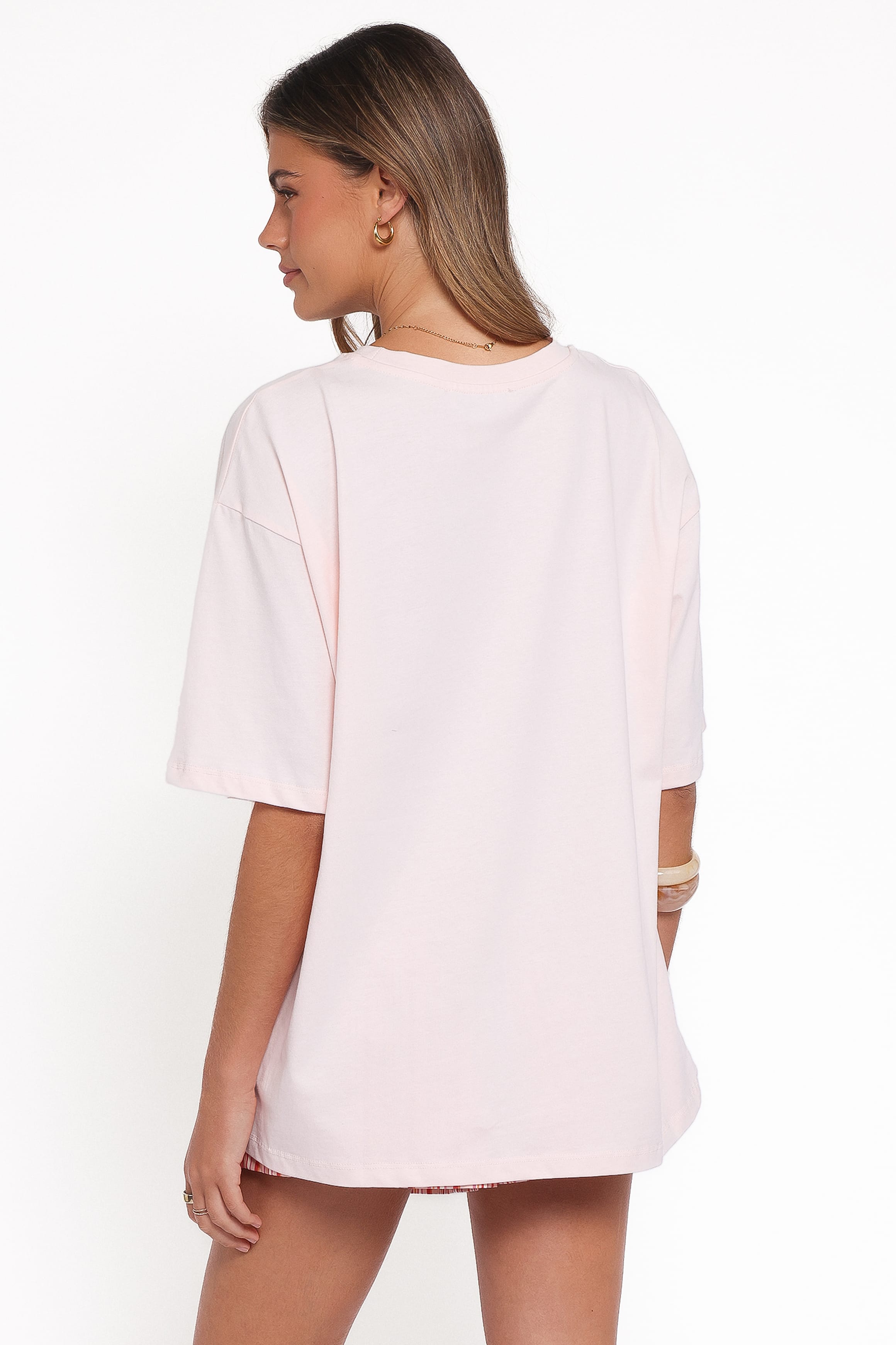 TOPS Caffe Dei Fiori Tee - Pink