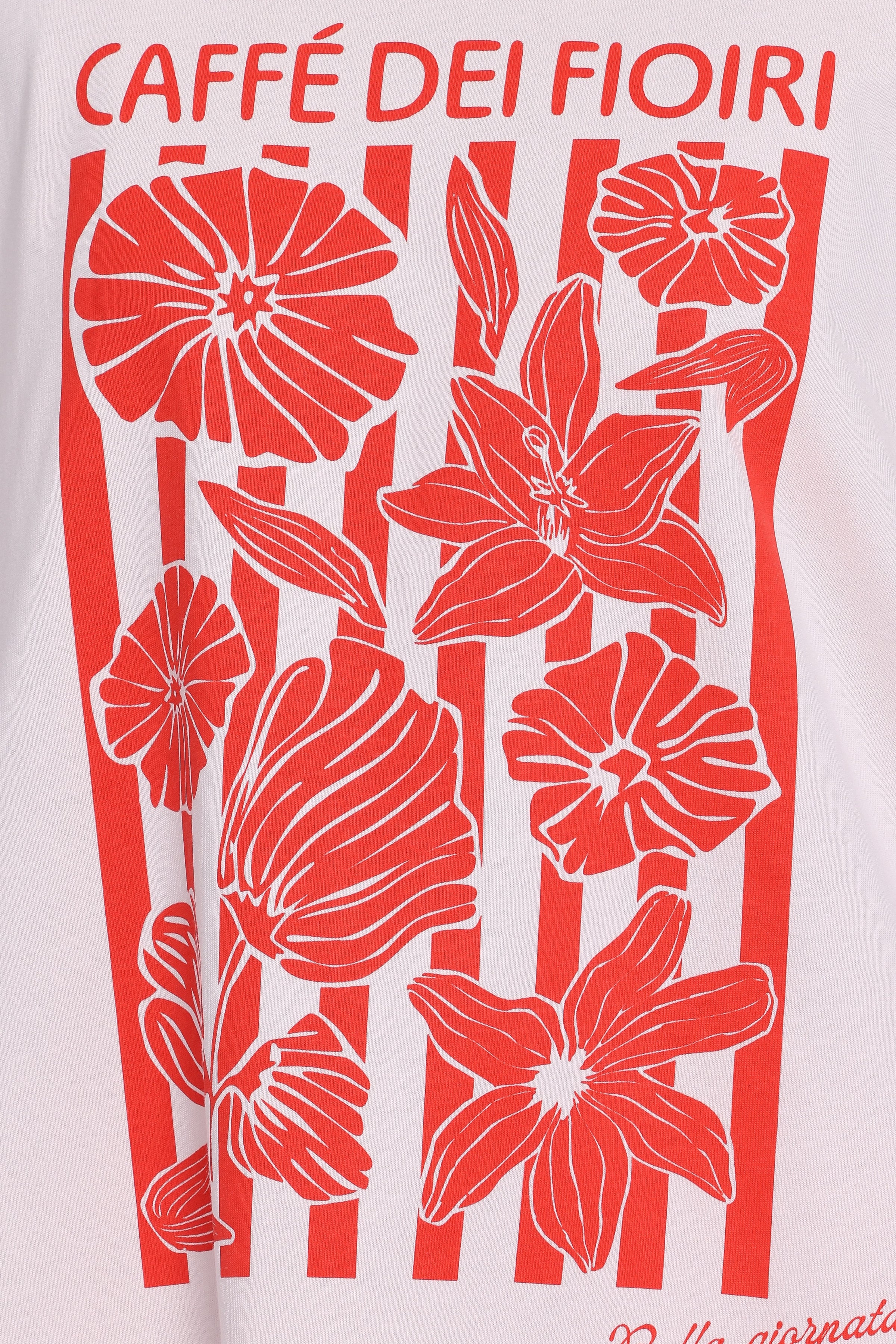 TOPS Caffe Dei Fiori Tee - Pink