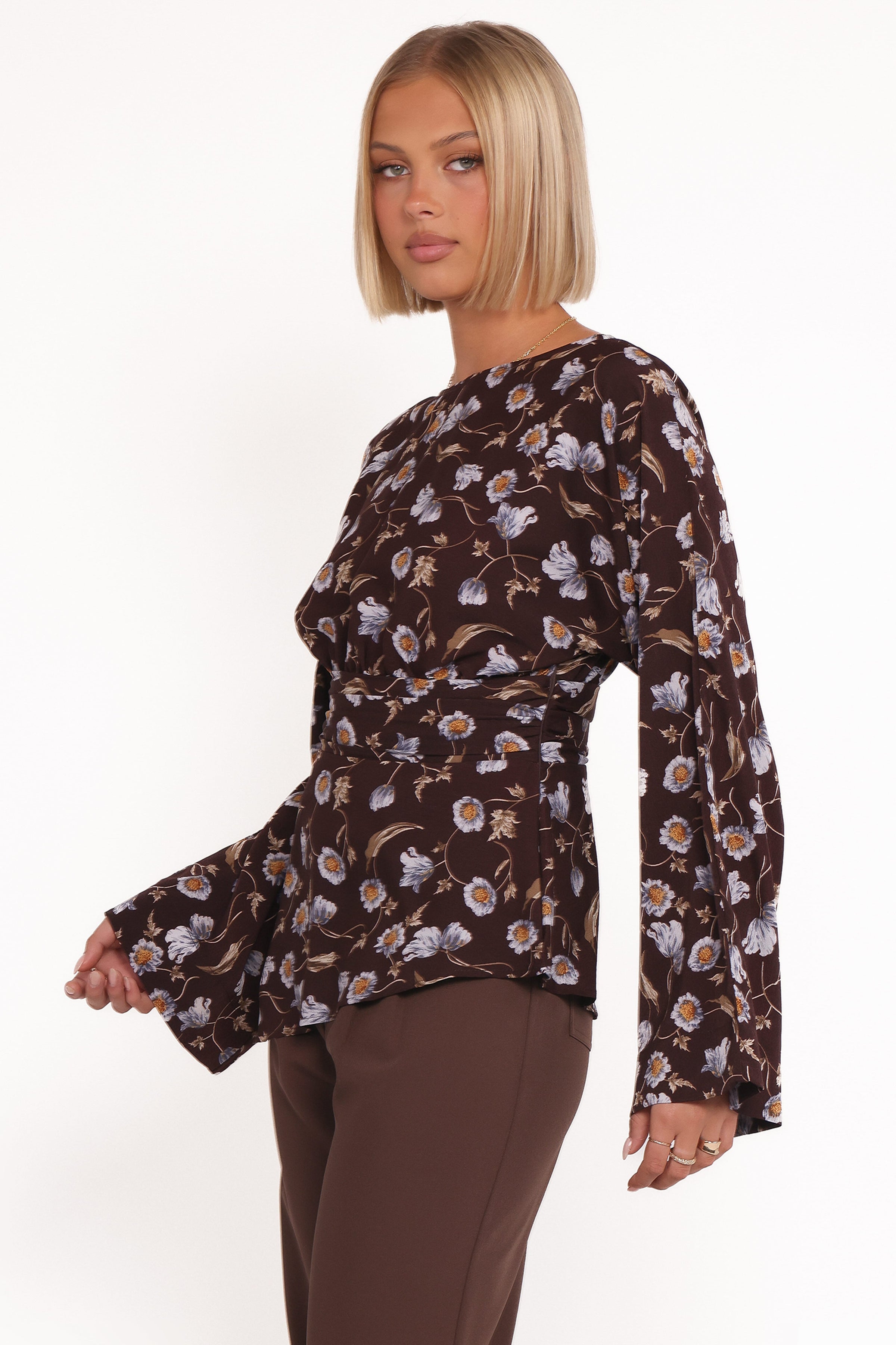 TOPS Calantha Top - Fall Floral