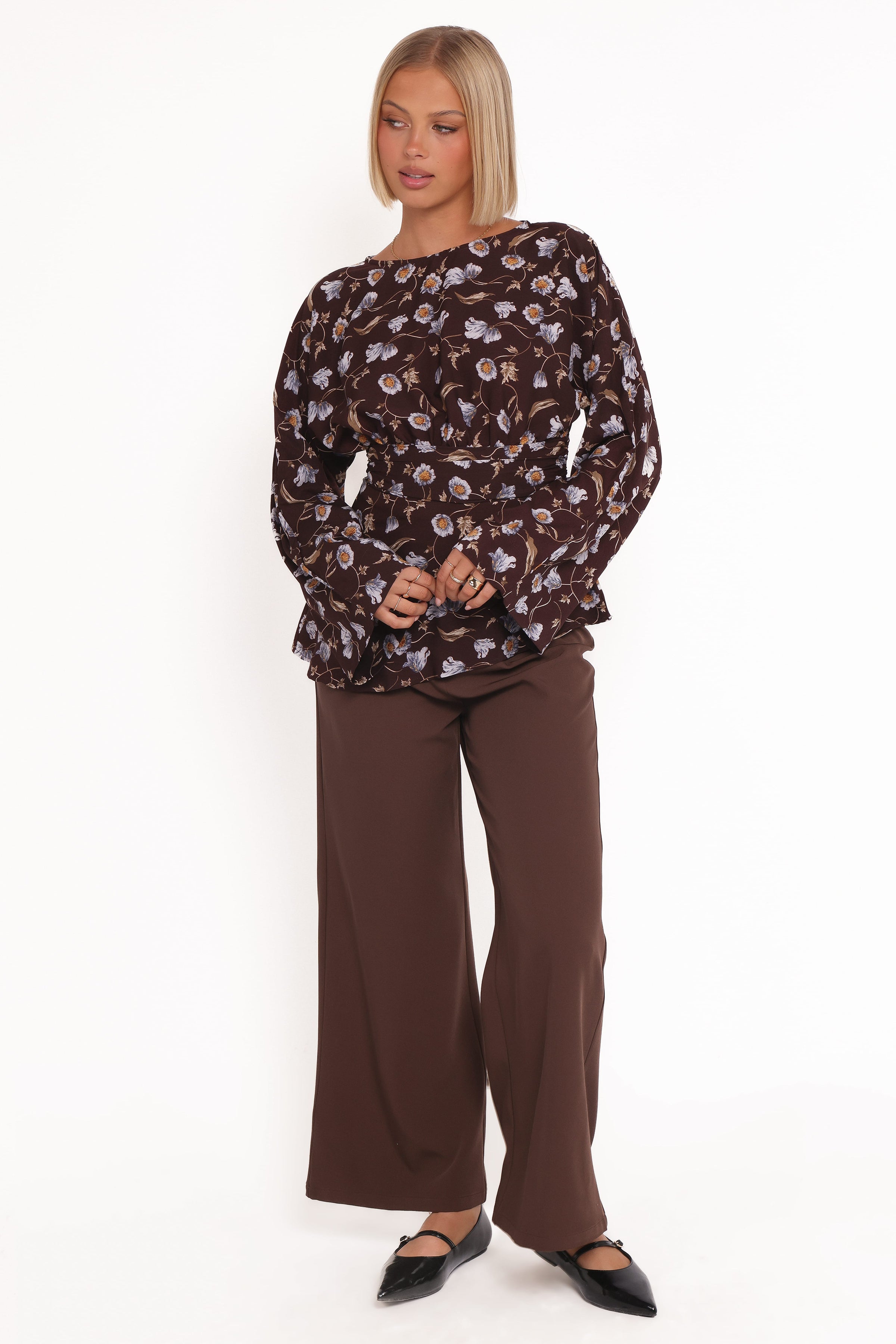 TOPS Calantha Top - Fall Floral