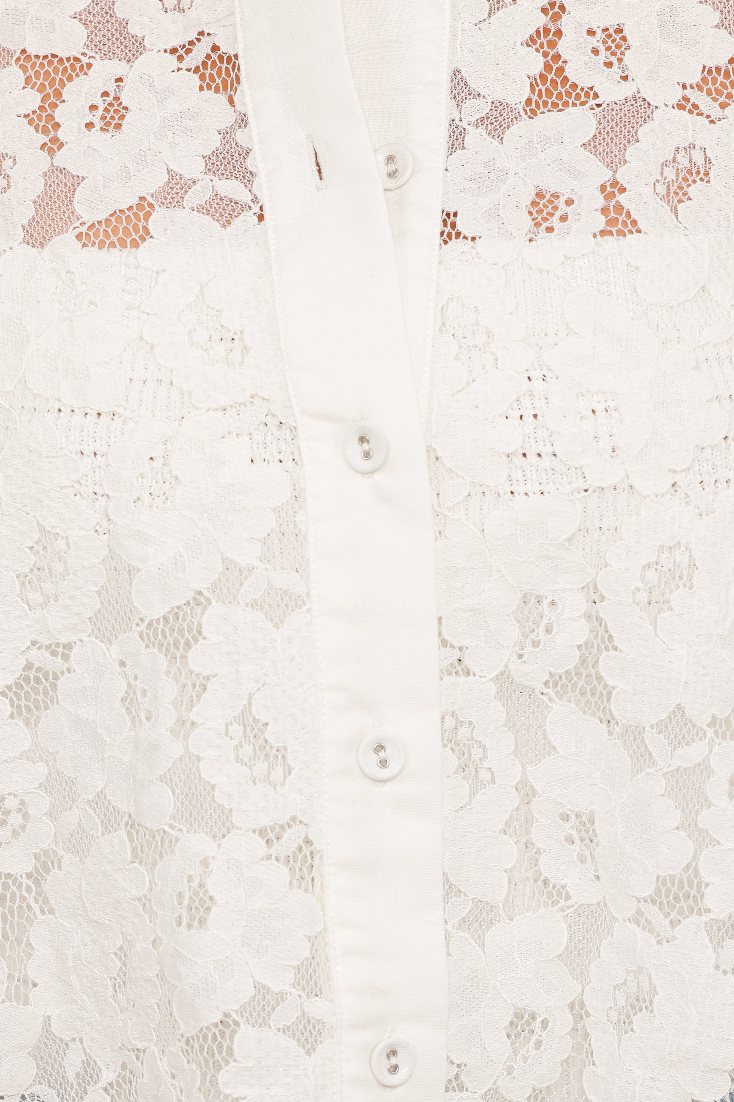 TOPS Carol Lace Shirt - White