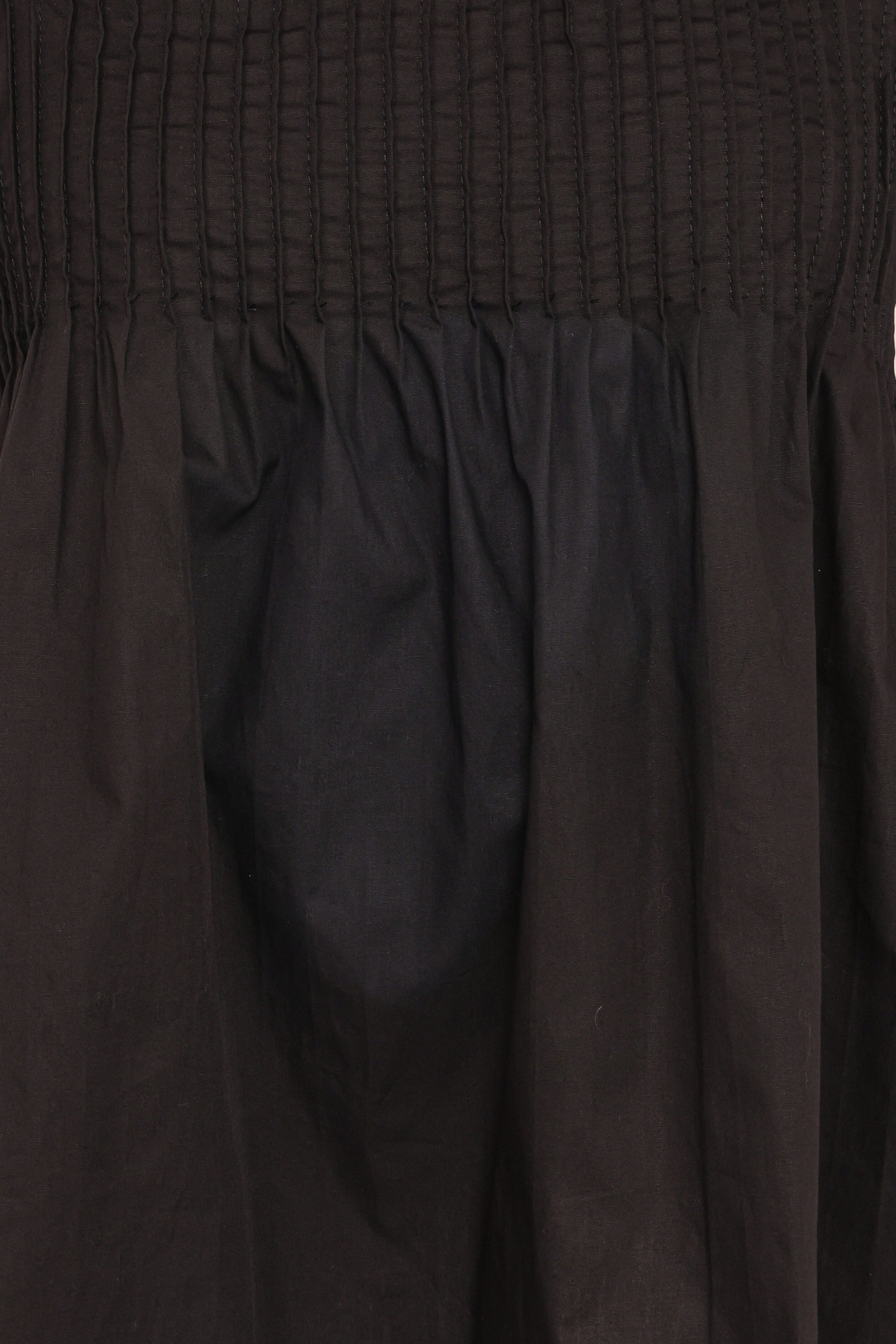 TOPS Carson Pleated Top - Black
