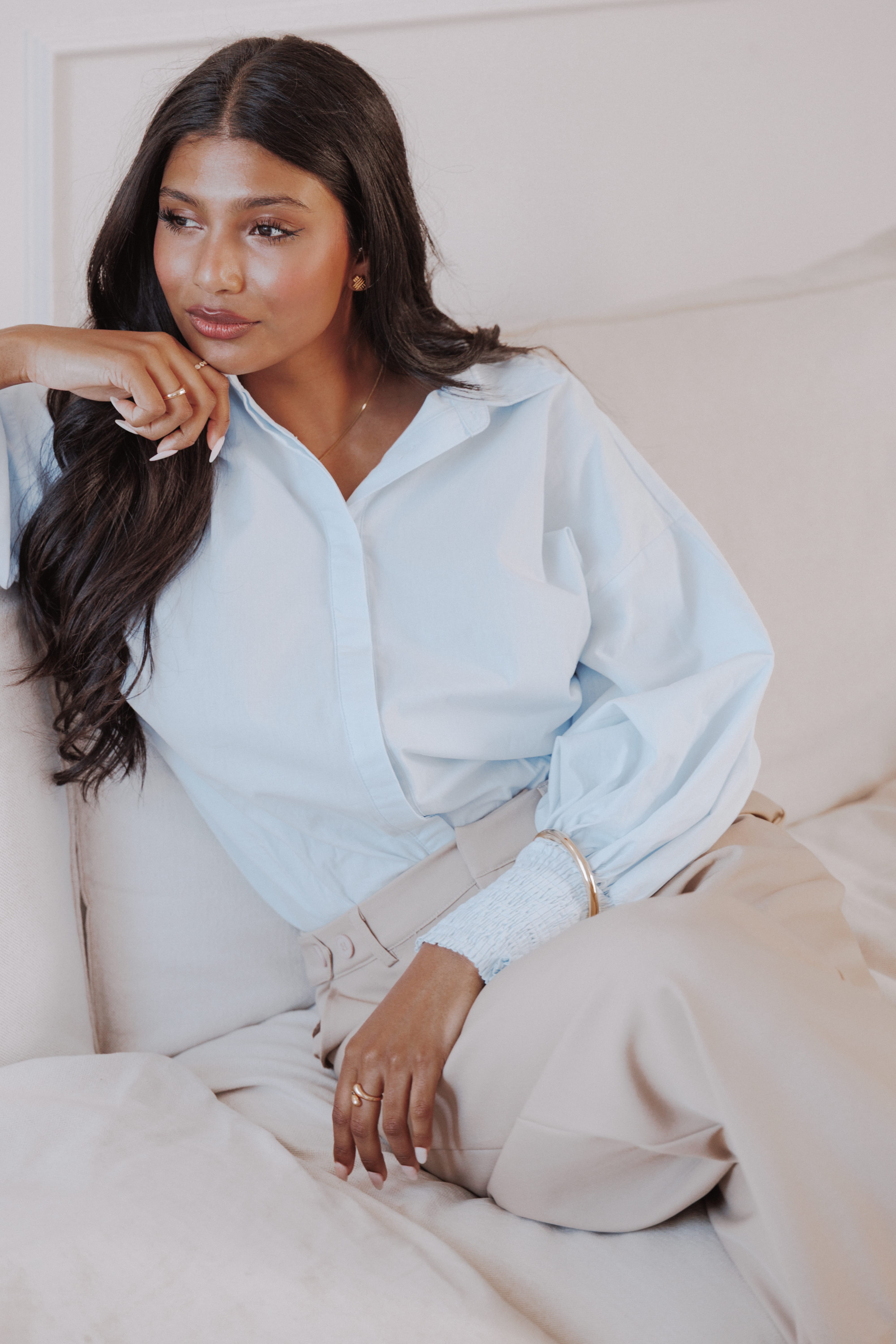 TOPS Carys Shirt - Blue