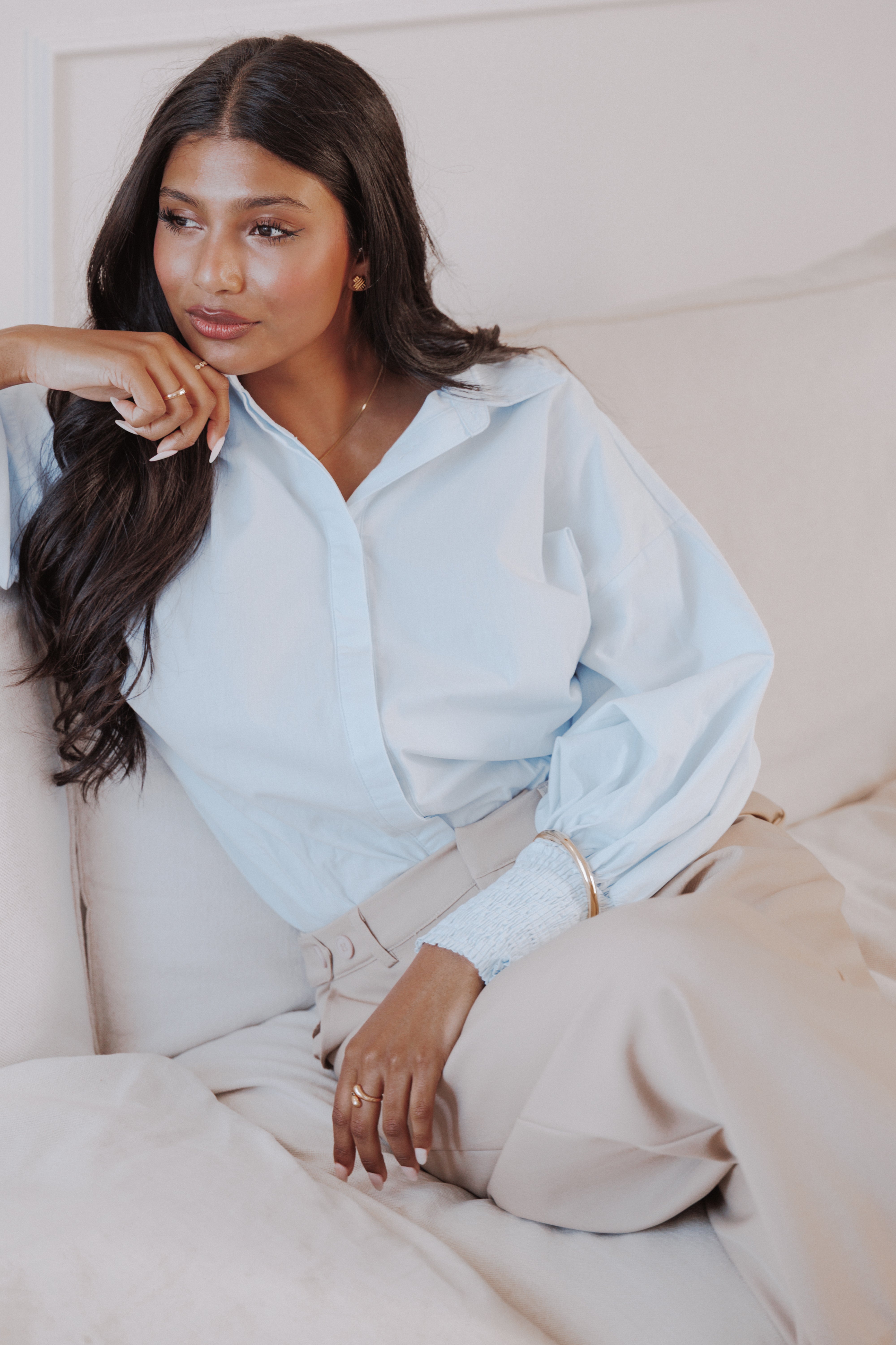 TOPS Carys Shirt - Blue