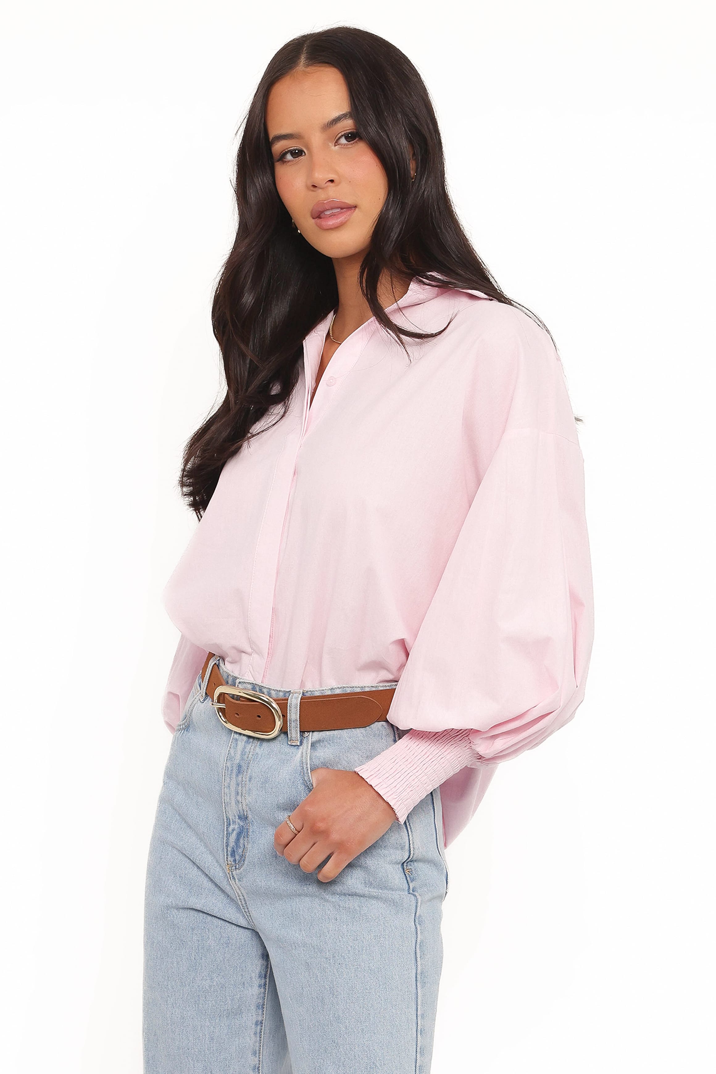 TOPS Carys Shirt - Pale Pink