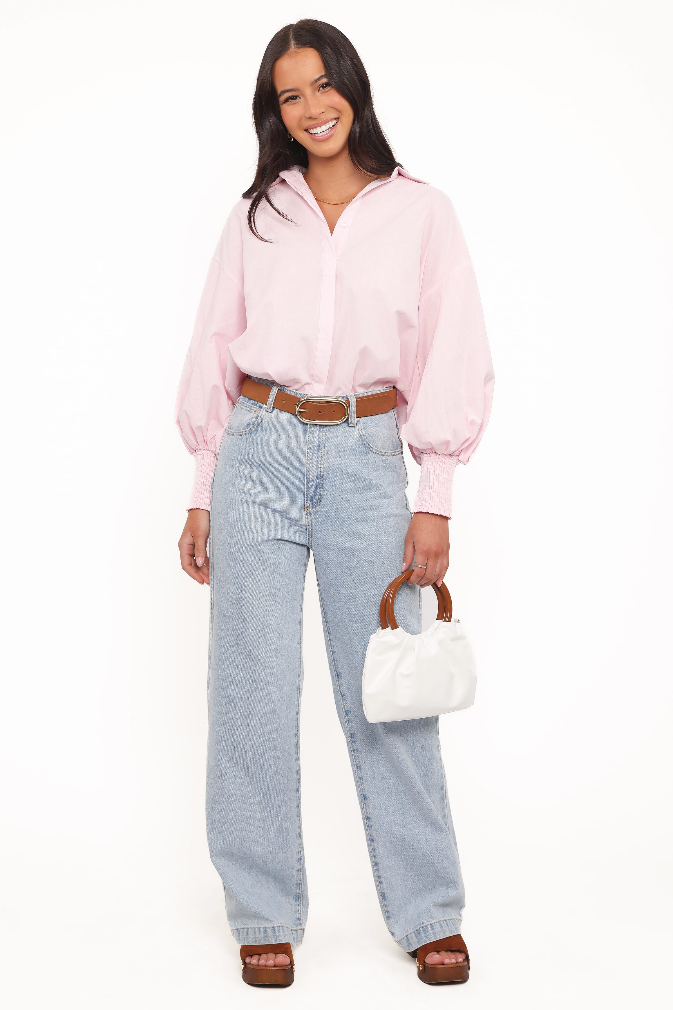 TOPS Carys Shirt - Pale Pink