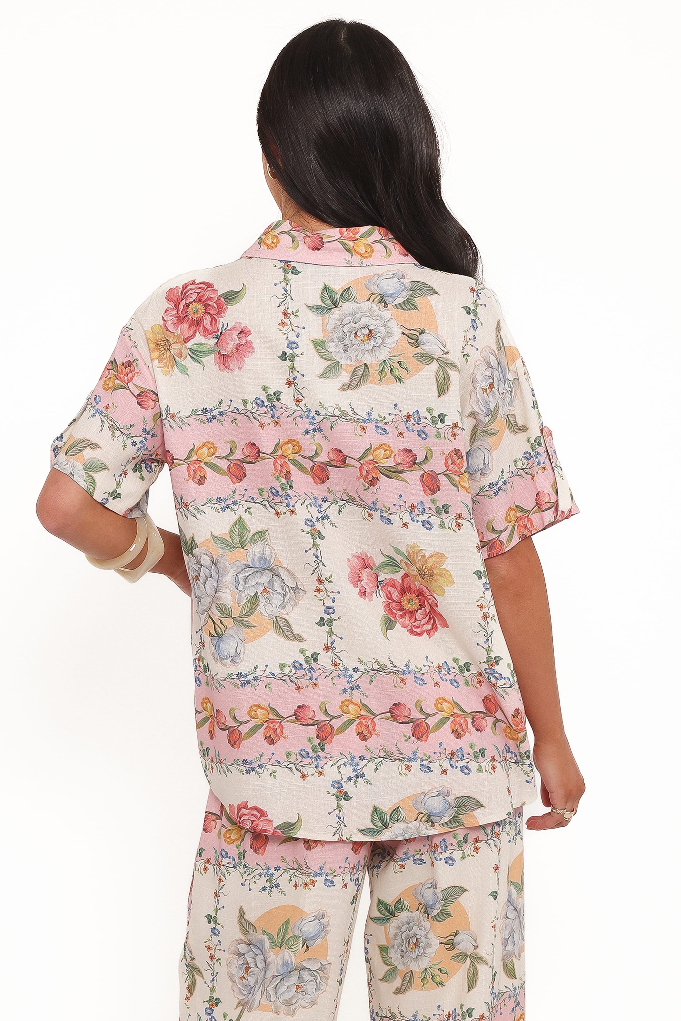 TOPS Cascais Shirt - Rose Tile