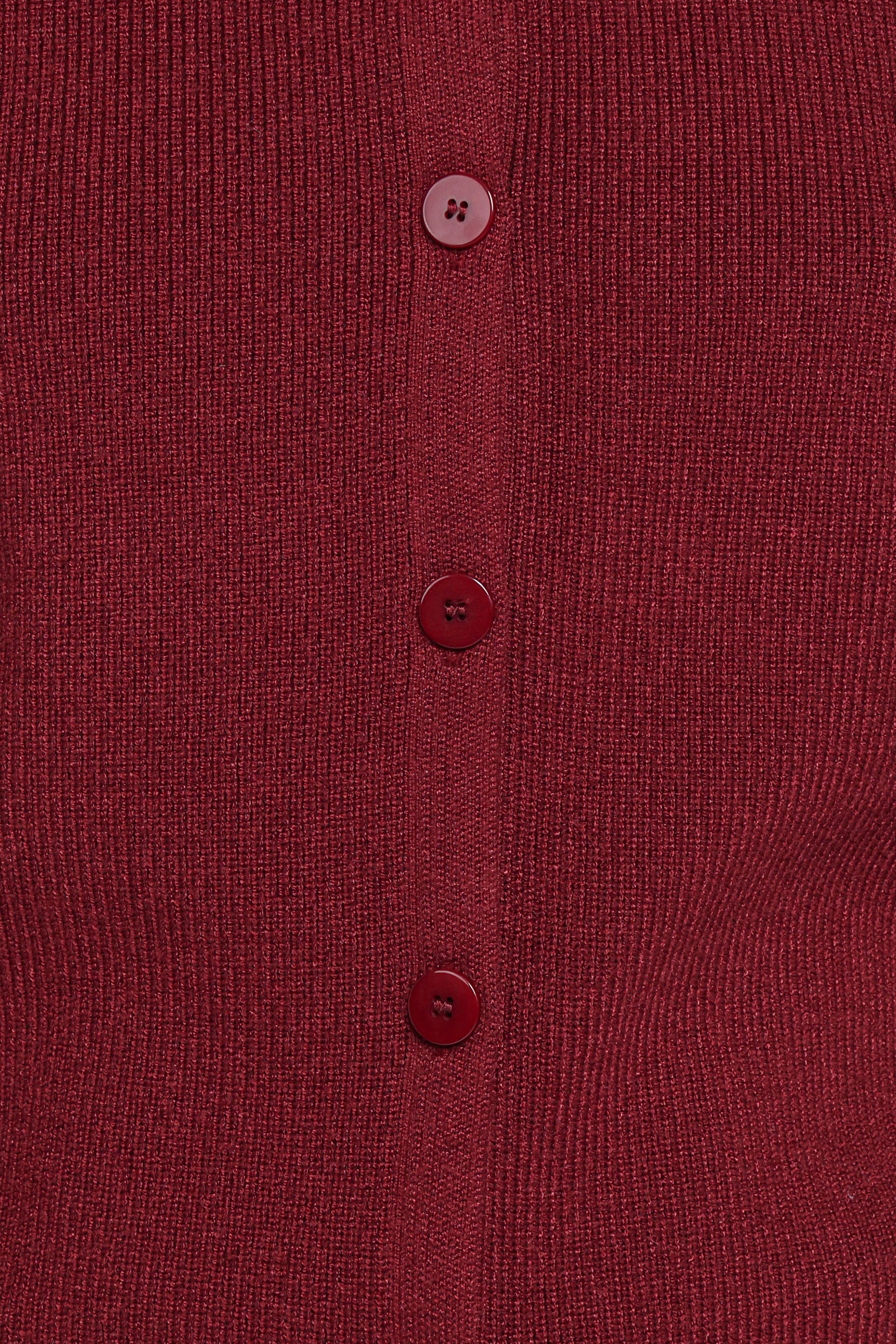 TOPS Cataline Button Front Top - Wine