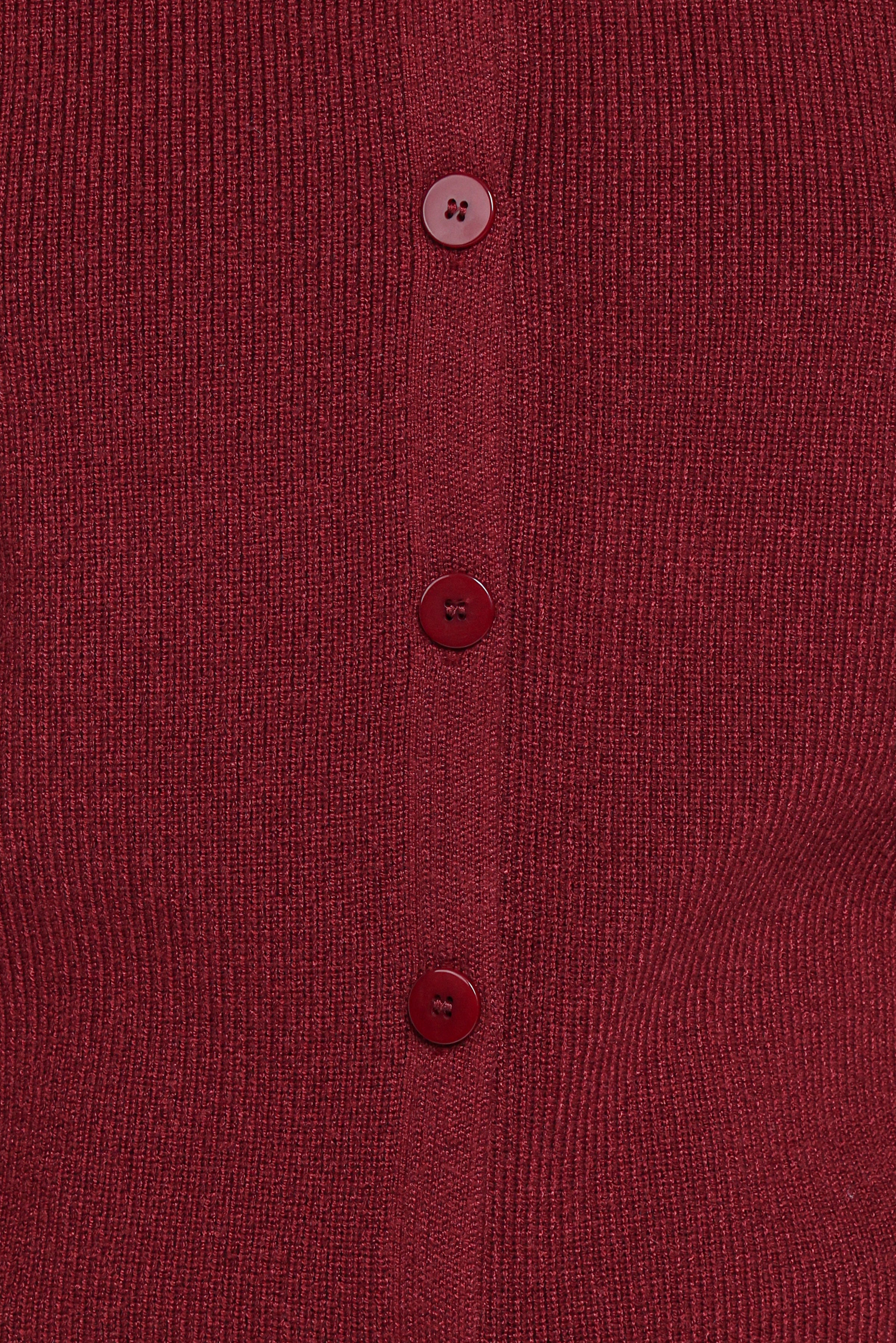 TOPS Cataline Button Front Top - Wine