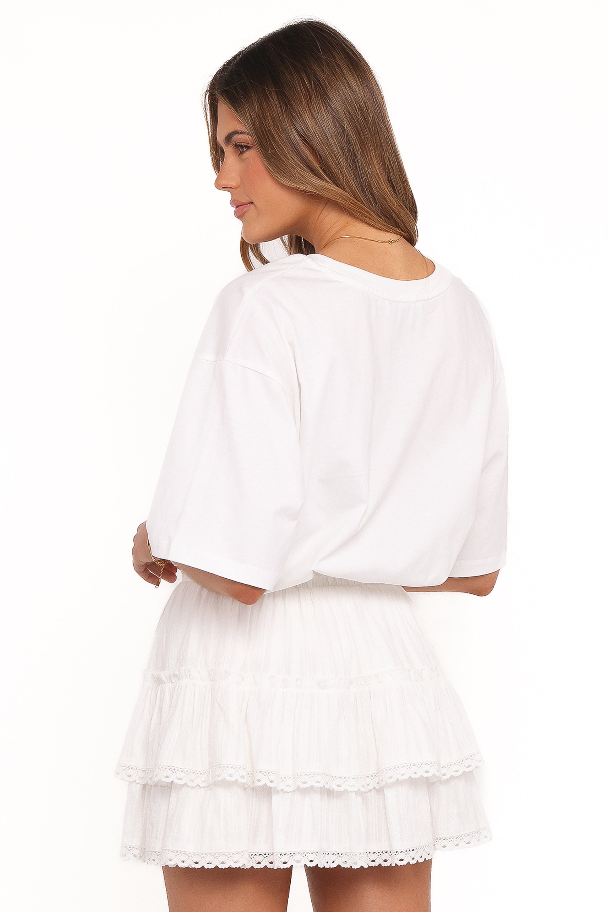 TOPS Catch of the Day Tee - White Blue