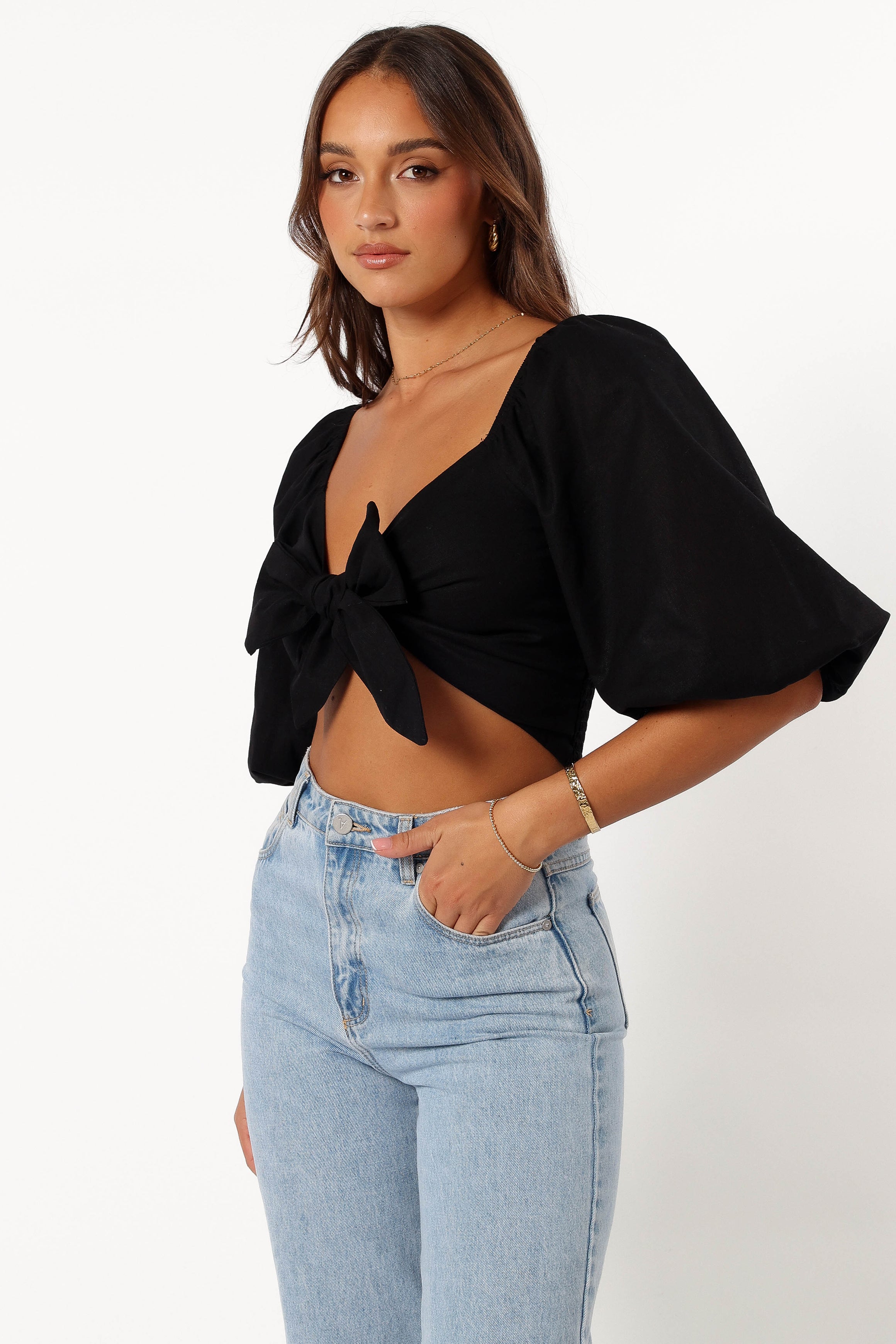 TOPS @Celine Top - Black (Hold for Euro Summer)