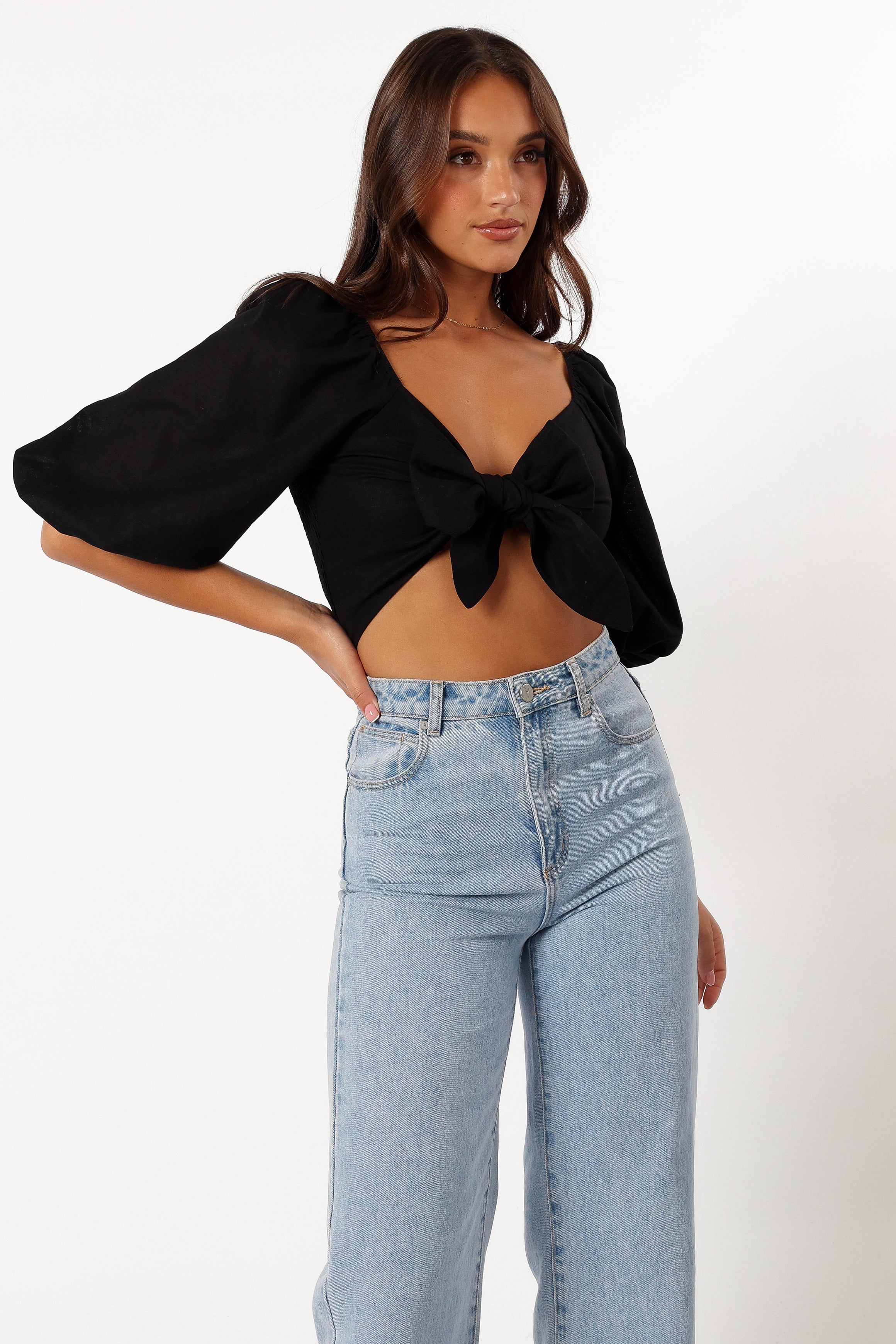 TOPS @Celine Top - Black (Hold for Euro Summer)