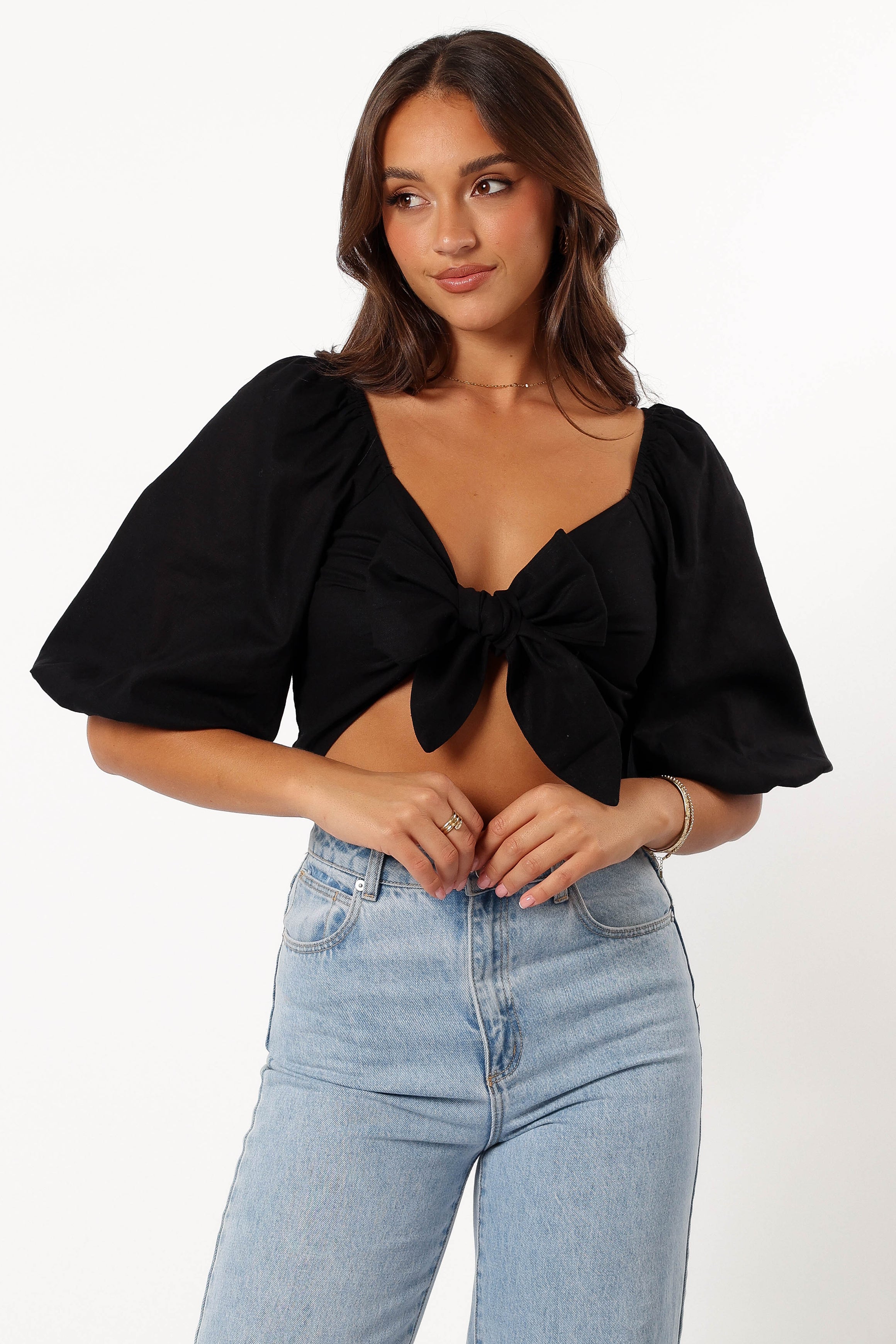 TOPS @Celine Top - Black (Hold for Euro Summer)