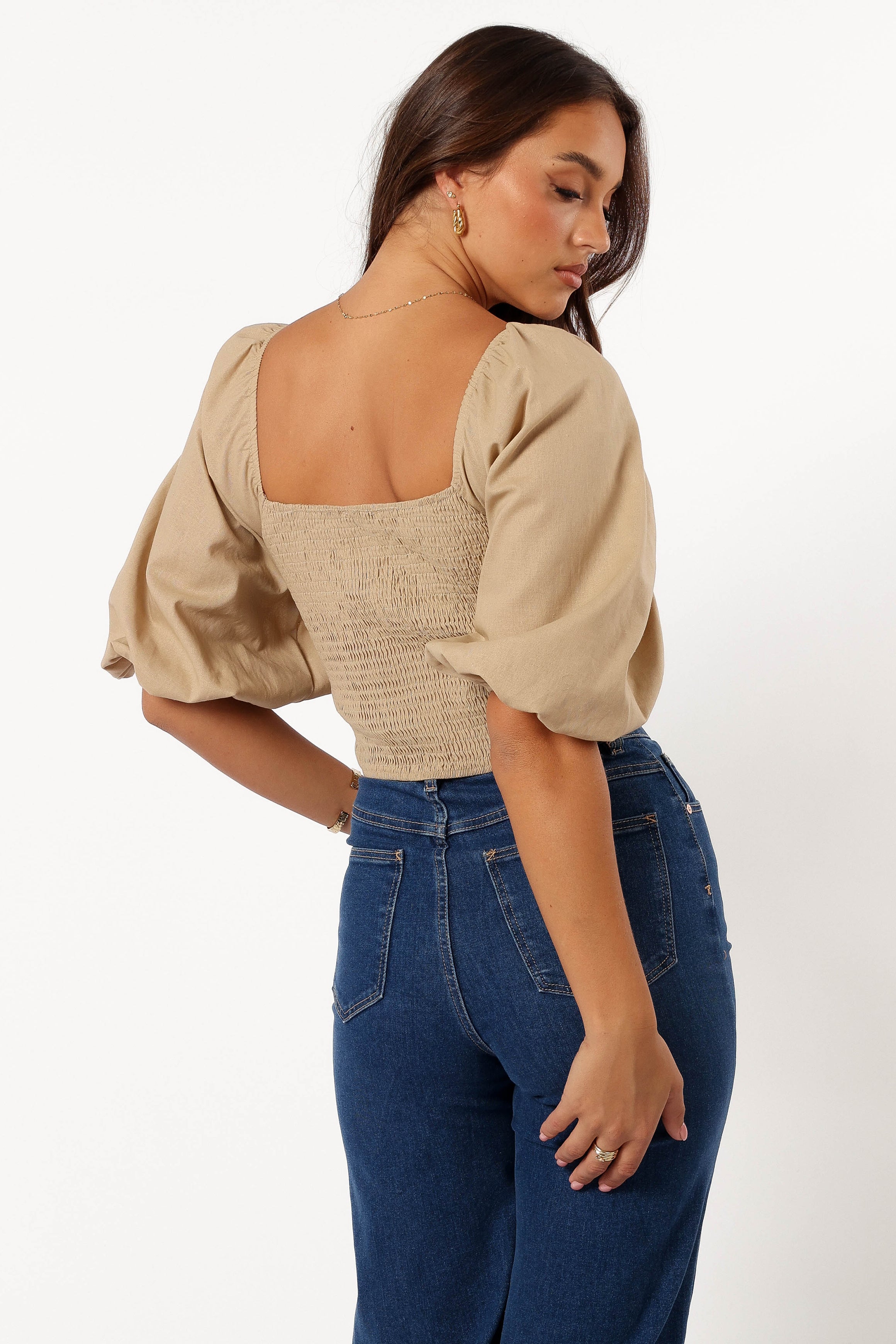 TOPS @Celine Top - Tan (Hold for Euro Summer)