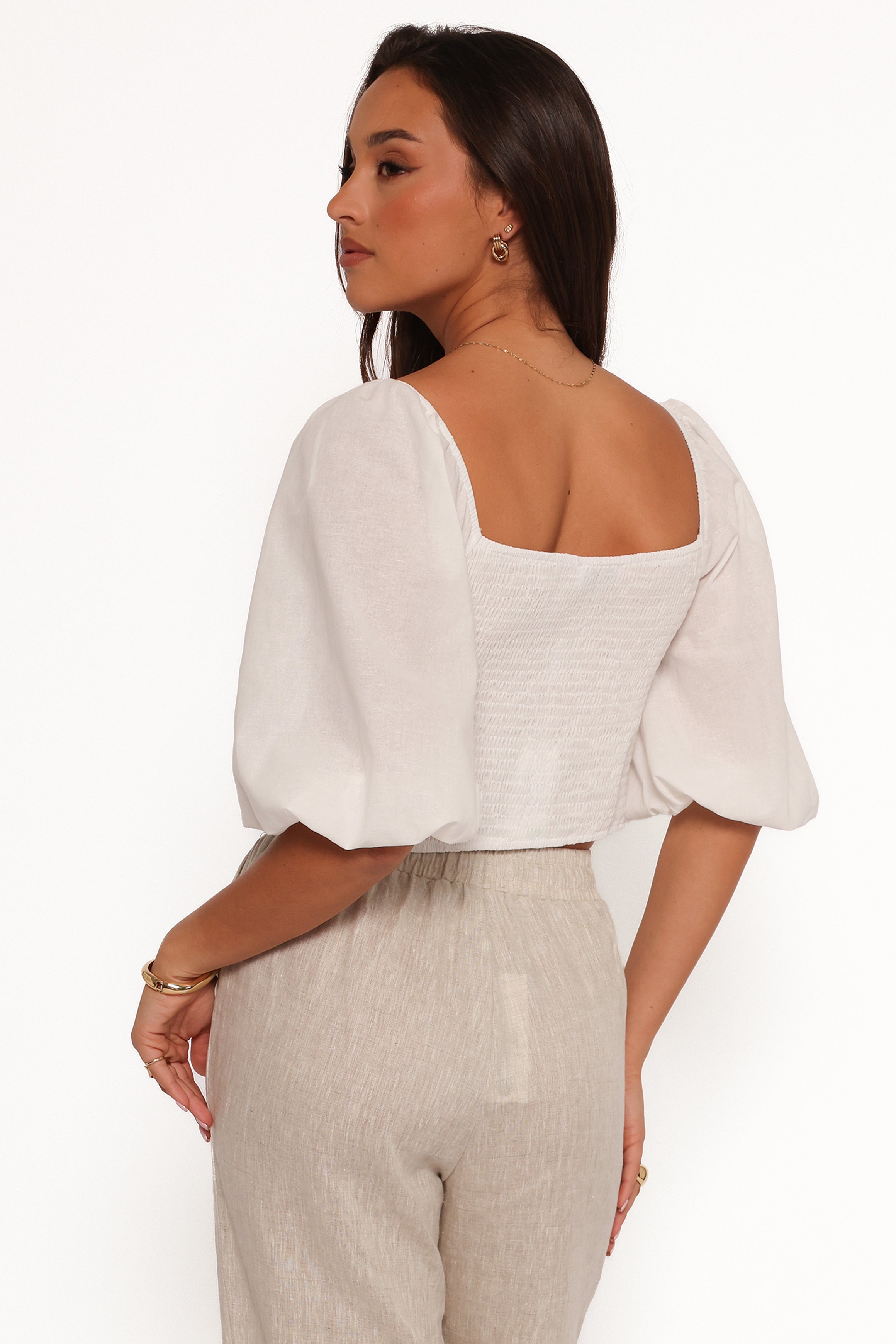 TOPS Celine Top - White